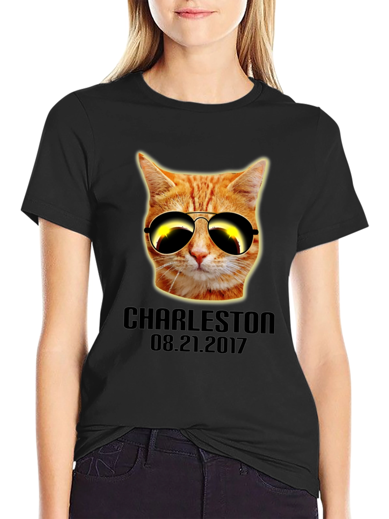 Cool Cat Sunglasses T-Shirt - Charleston 08.21.2017