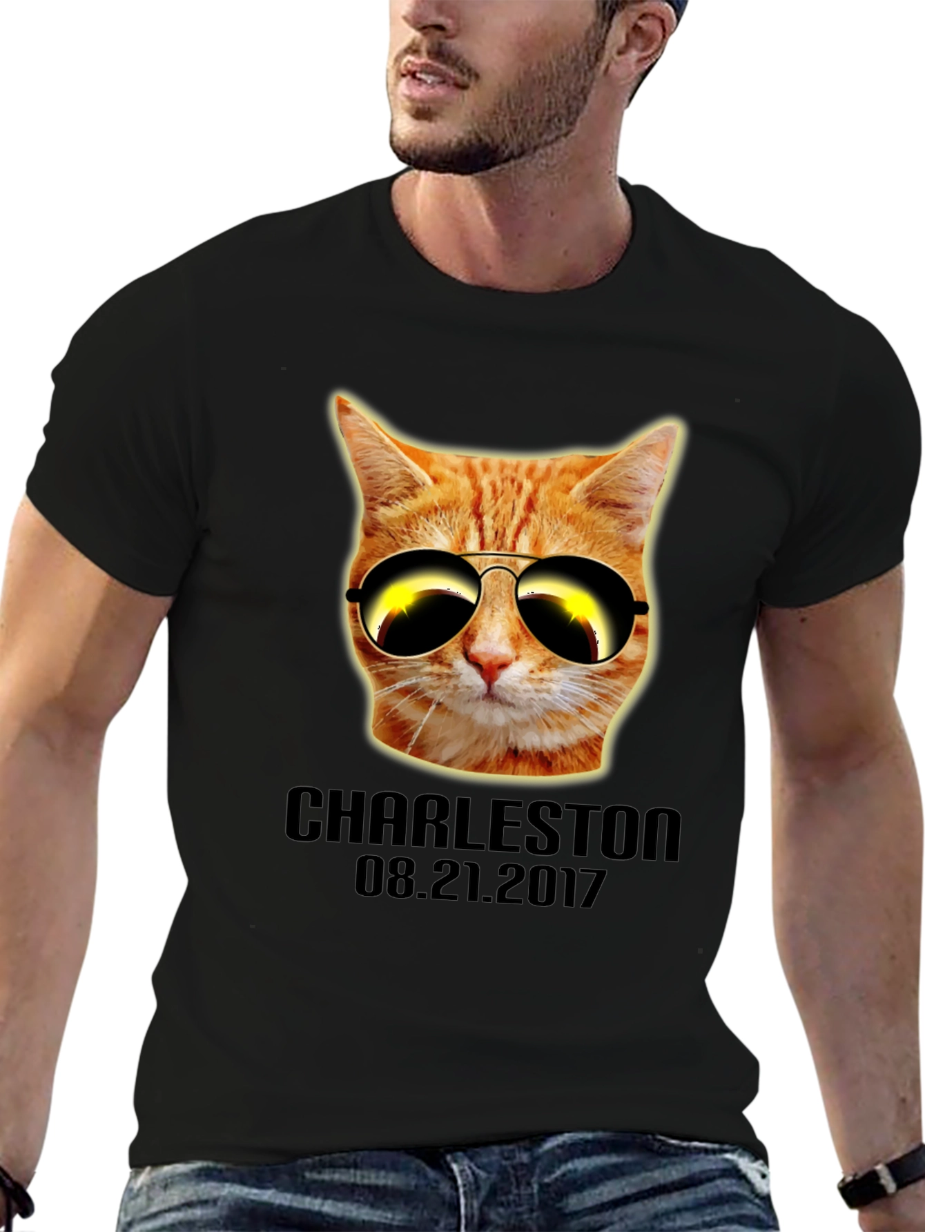 Cool Cat Sunglasses T-Shirt - Charleston 08.21.2017