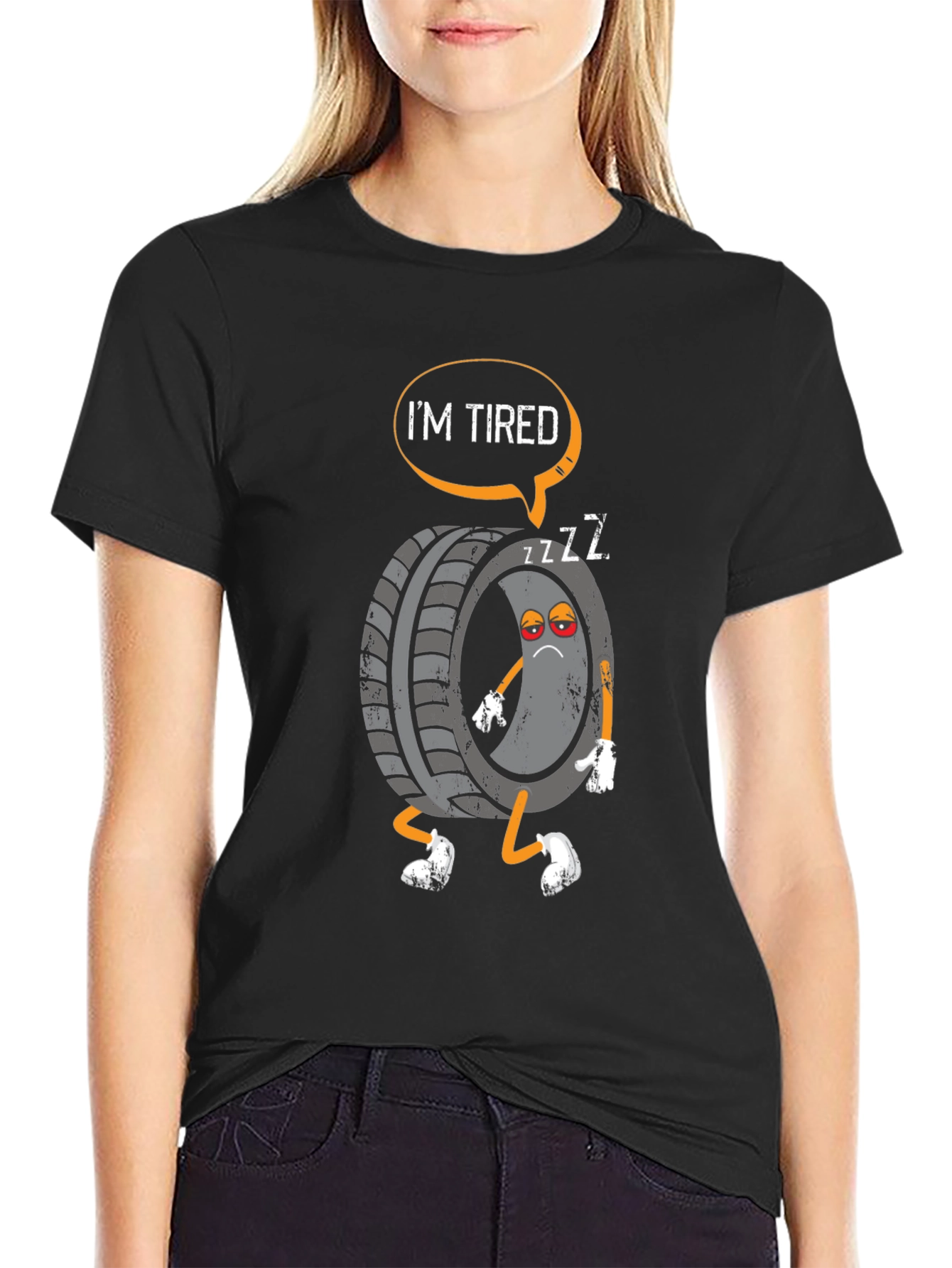 Im Tired Tire Graphic Tee