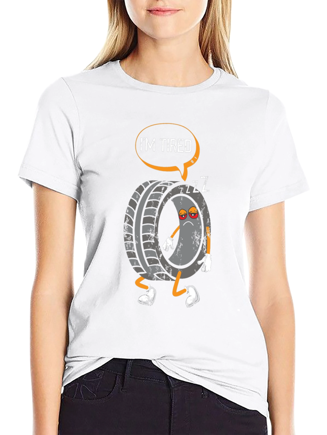 Im Tired Tire Graphic Tee