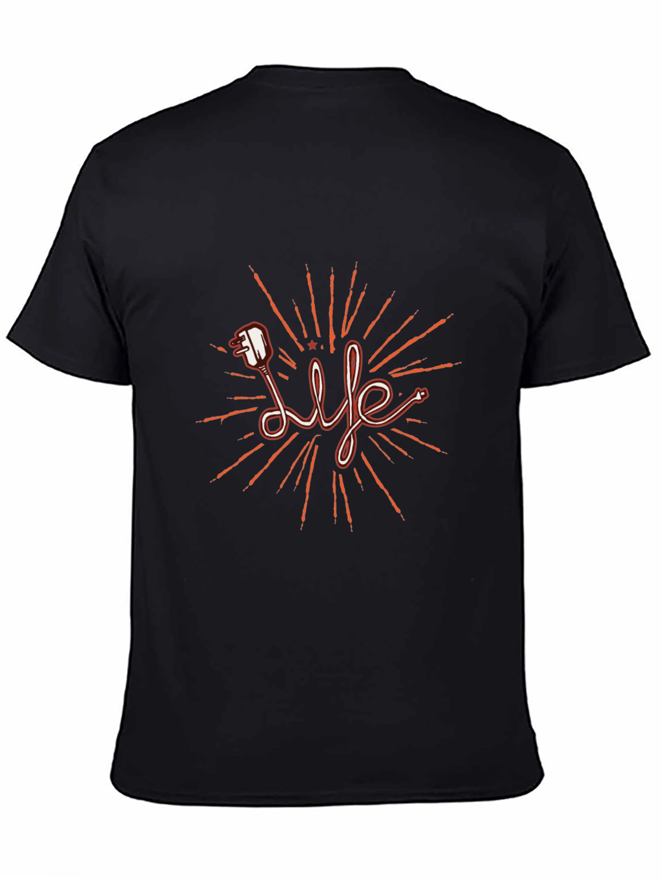 Life Electric Plug T-Shirt - Stylish Graphic Tee