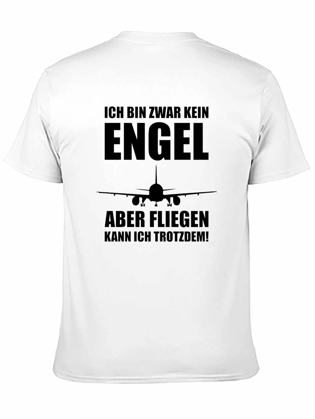 Ich Bin Zwar Kein Engel Funny Pilot T-Shirt
