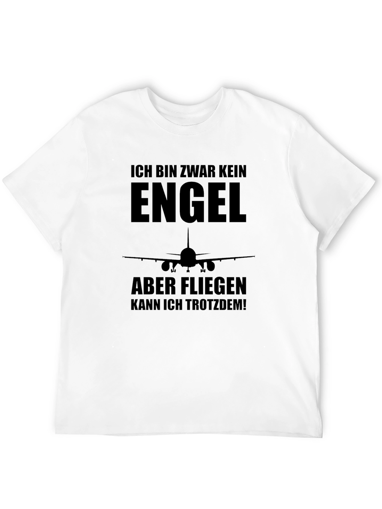 Ich Bin Zwar Kein Engel Funny Pilot T-Shirt