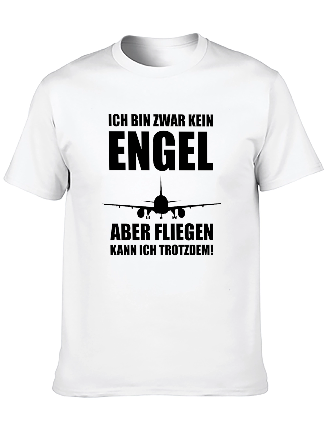 Ich Bin Zwar Kein Engel Funny Pilot T-Shirt