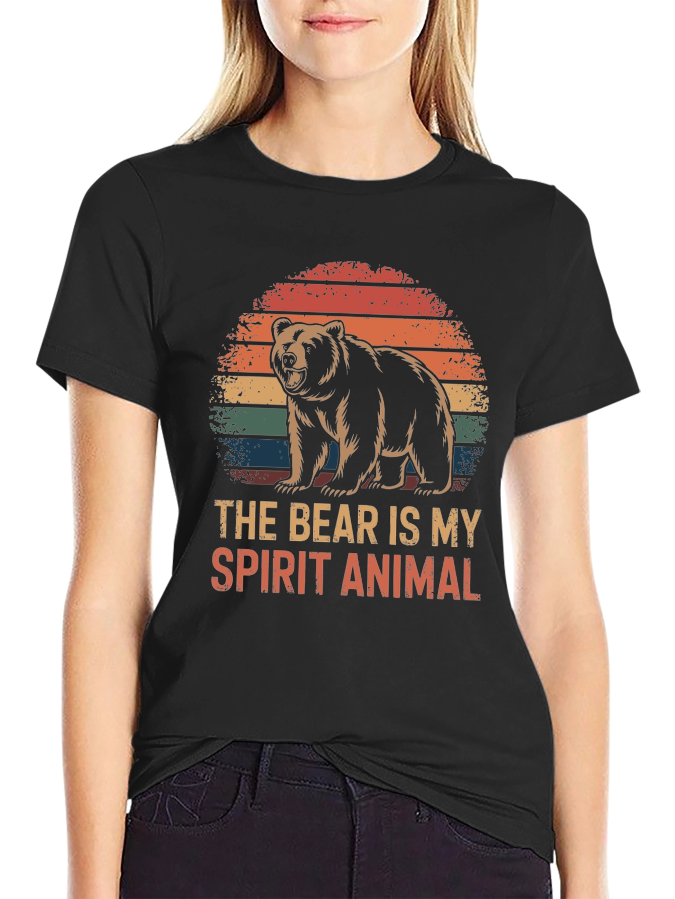 The Bear is My Spirit Animal Graphic T-Shirt
