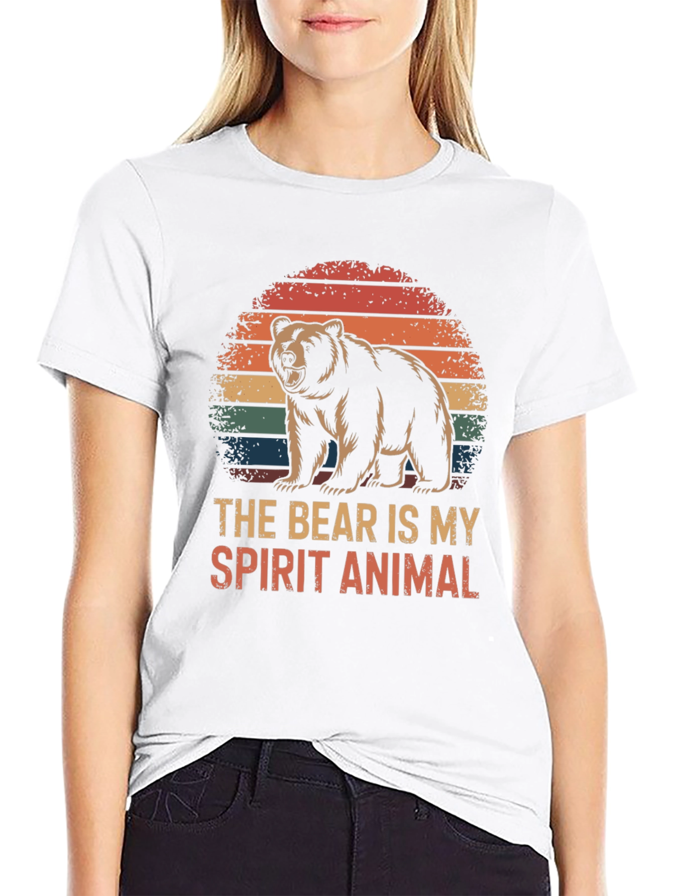 The Bear is My Spirit Animal Graphic T-Shirt