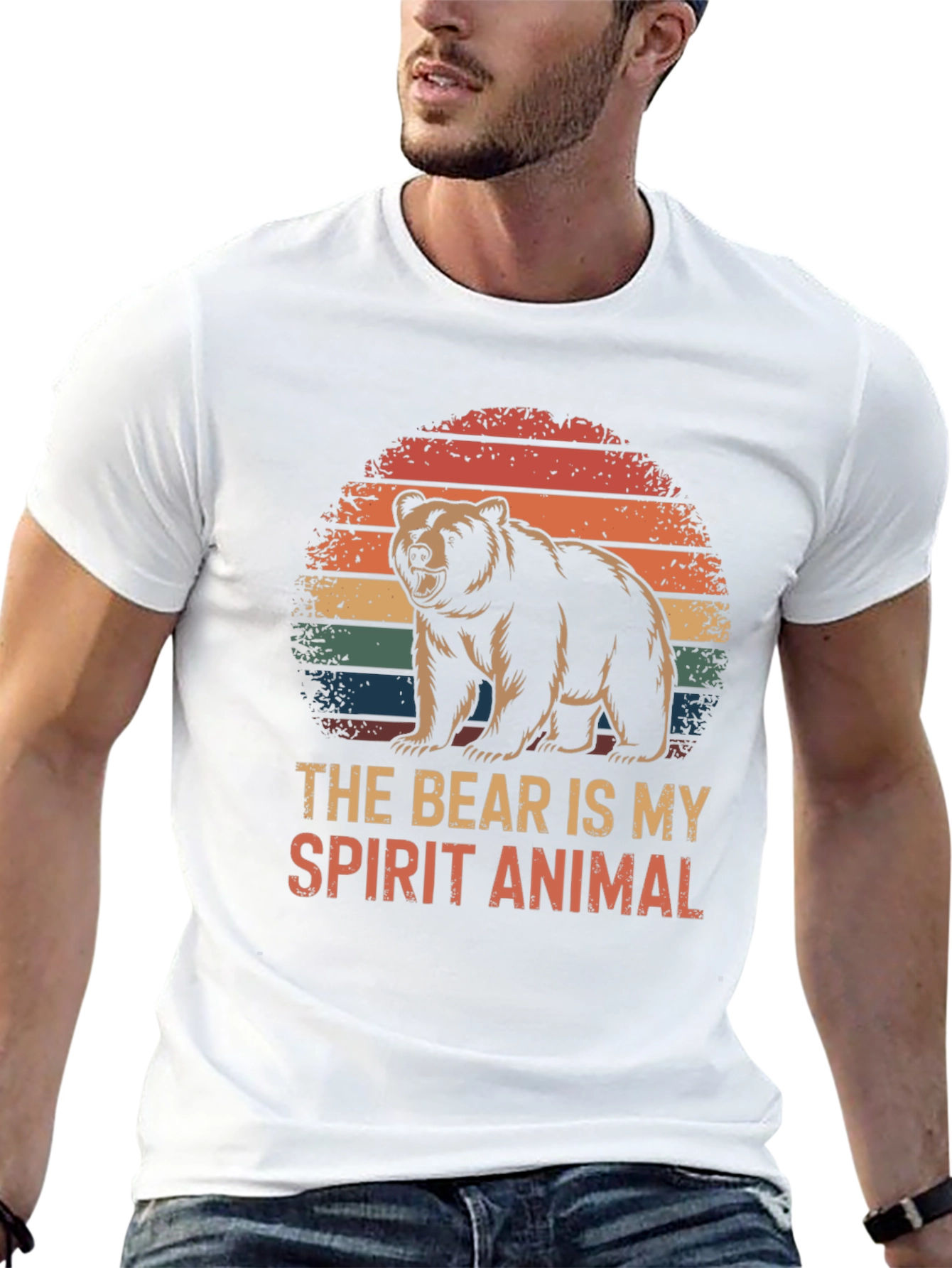 The Bear is My Spirit Animal Graphic T-Shirt