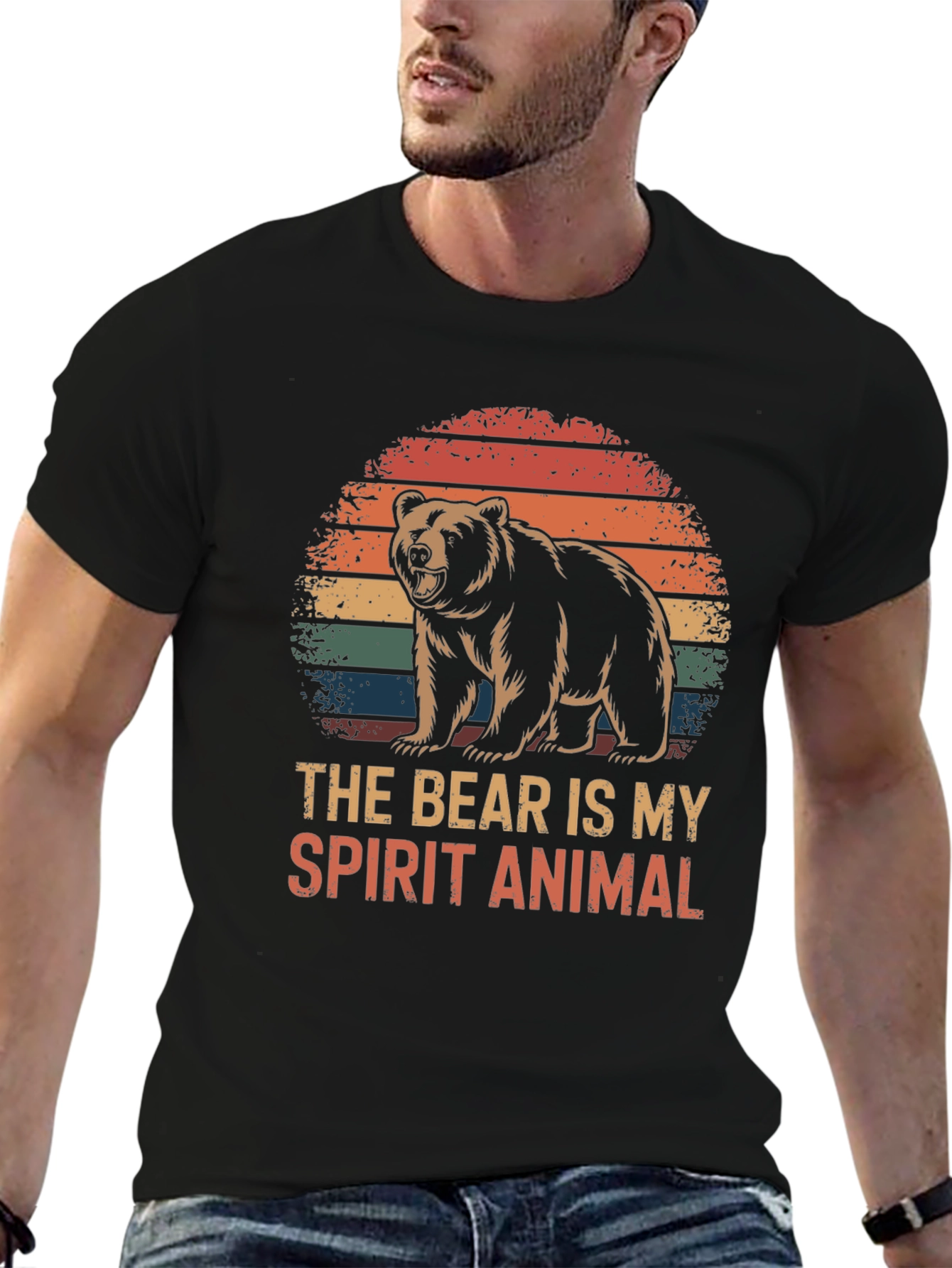 The Bear is My Spirit Animal Graphic T-Shirt