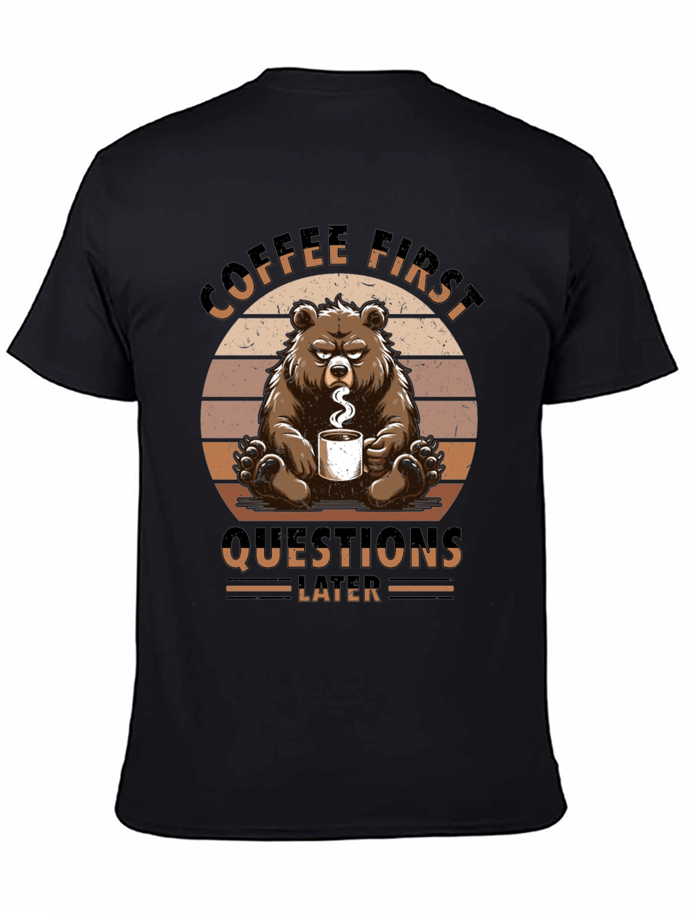 Coffee First Bear Graphic Tee