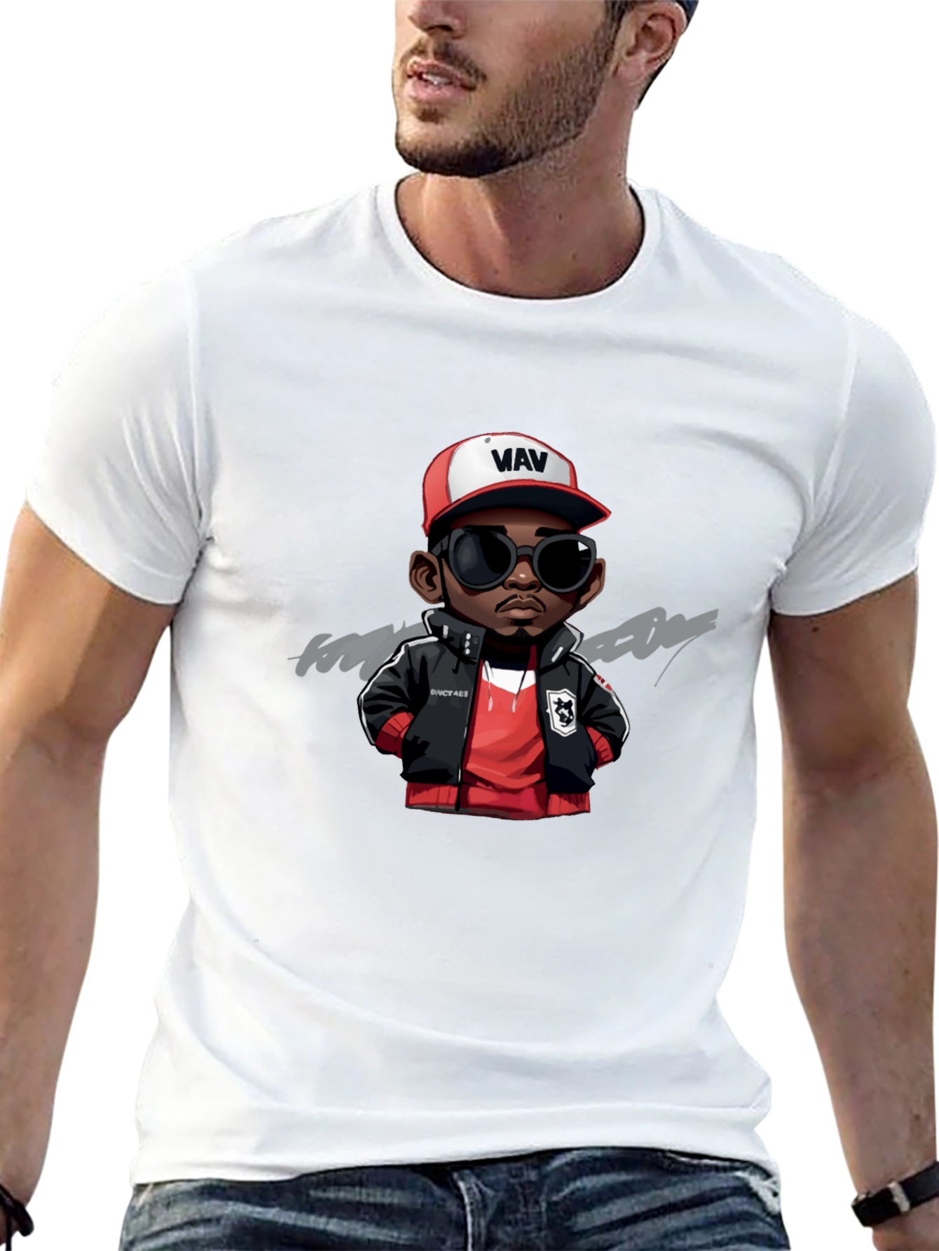 Cartoon Character T-Shirt: Cool Kid Design