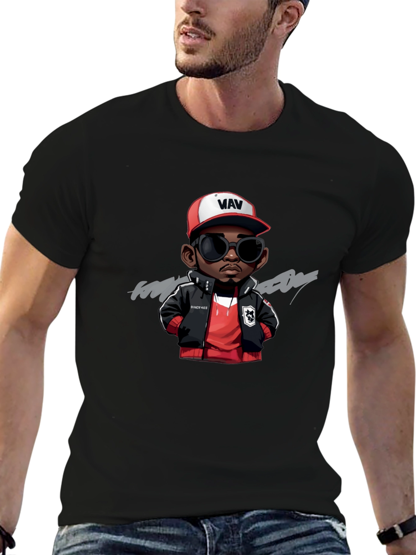 Cartoon Character T-Shirt: Cool Kid Design