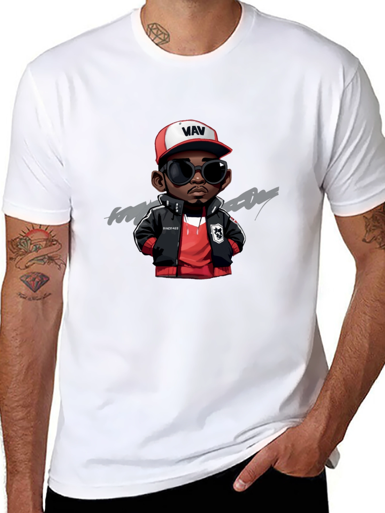 Cartoon Character T-Shirt: Cool Kid Design