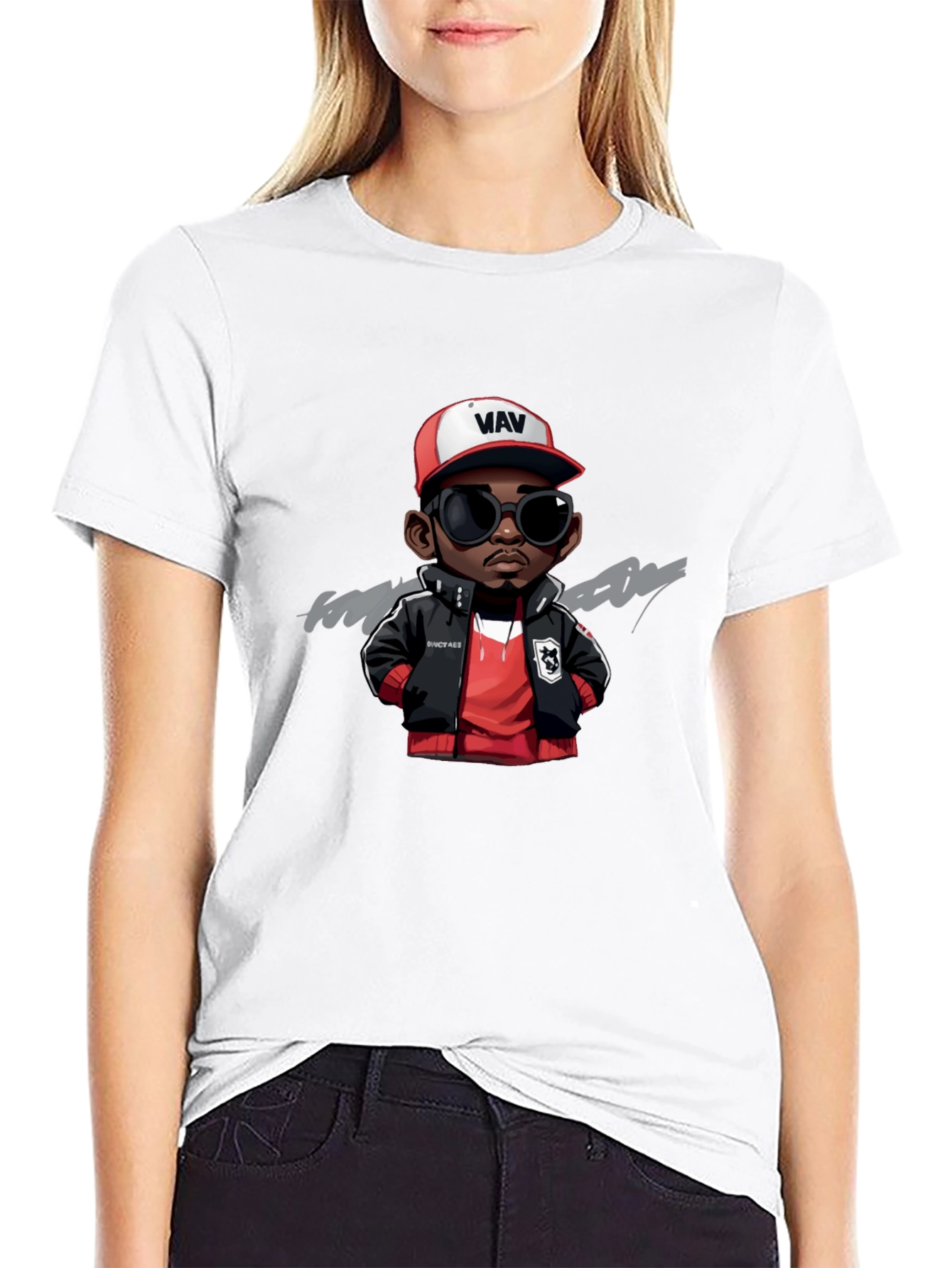 Cartoon Character T-Shirt: Cool Kid Design