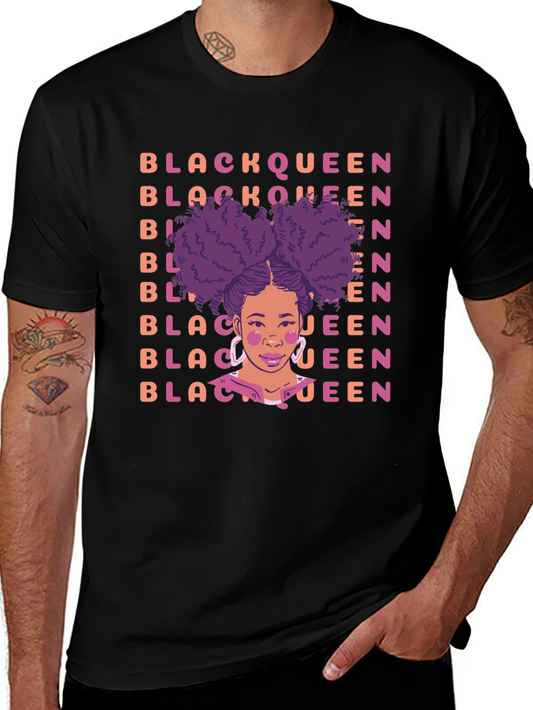 Black Queen Graphic Tee - Stylish & Empowering