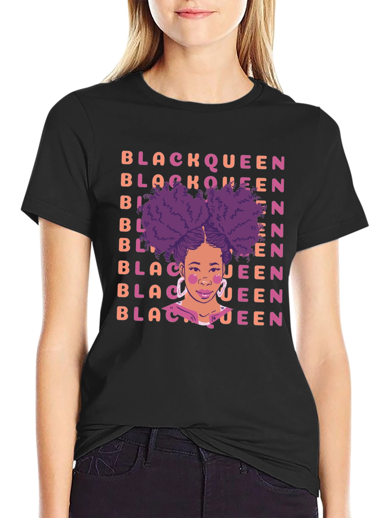Black Queen Graphic Tee - Stylish & Empowering