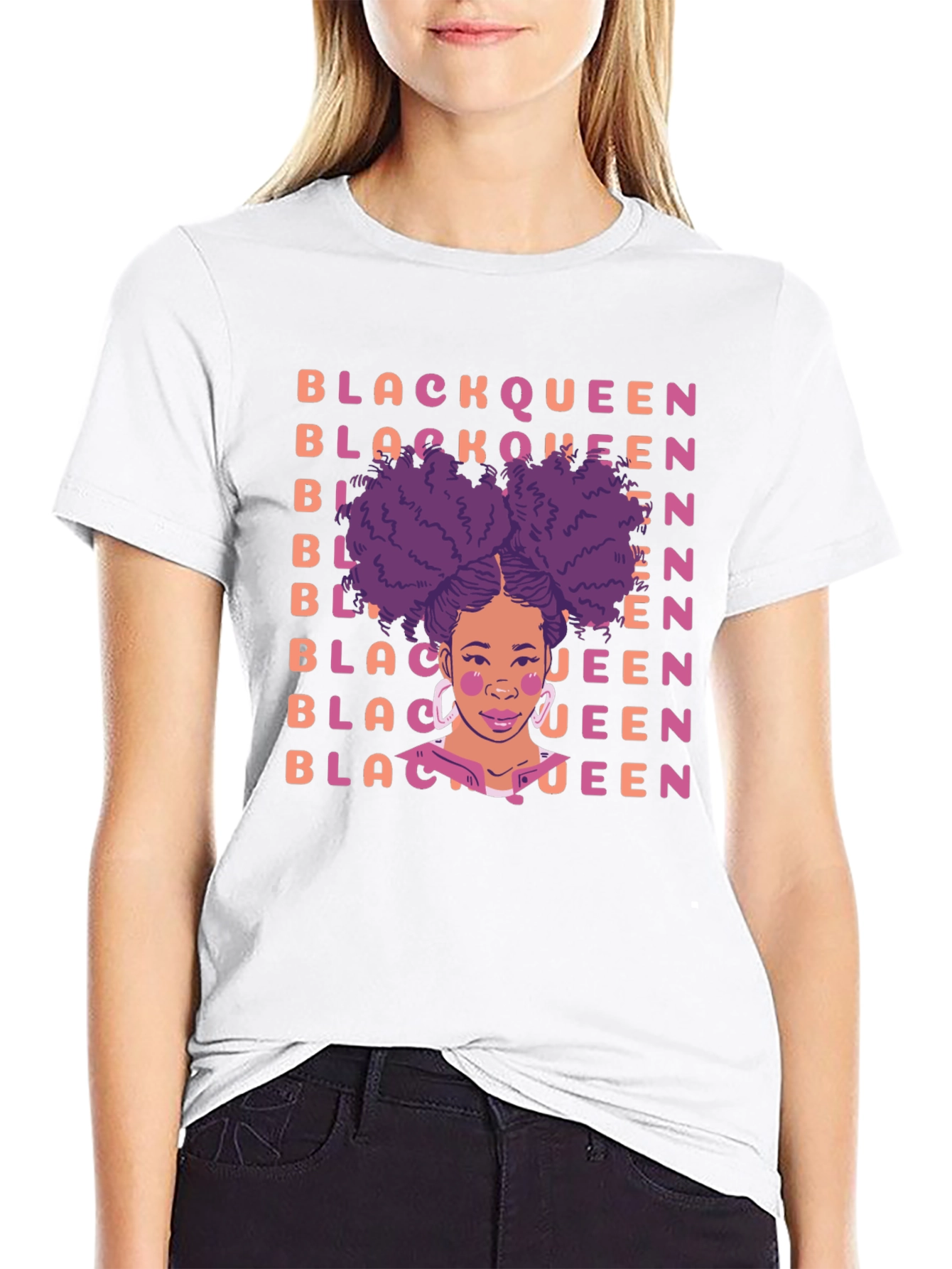 Black Queen Graphic Tee - Stylish & Empowering
