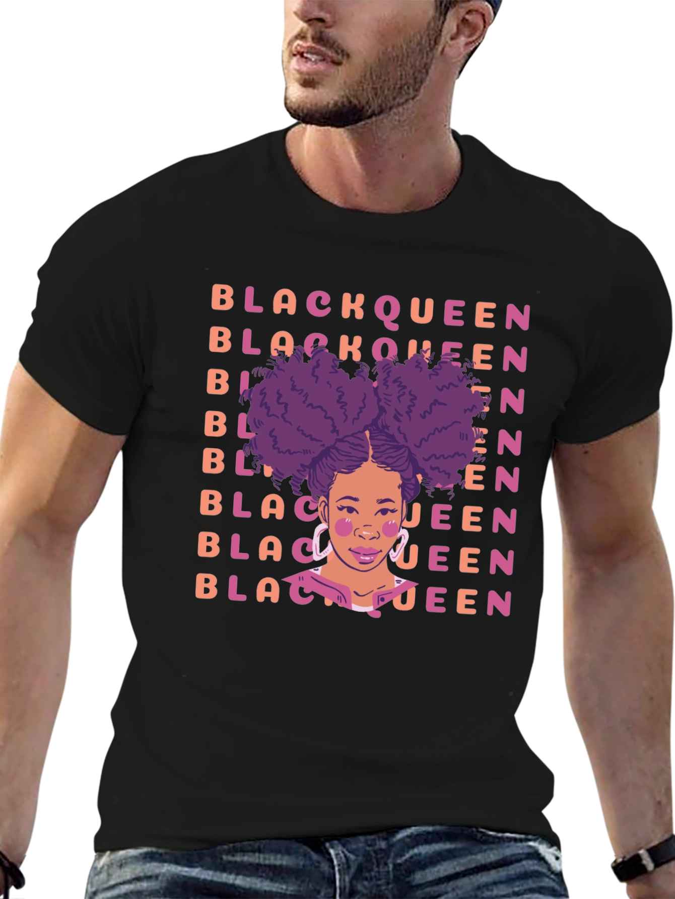 Black Queen Graphic Tee - Stylish & Empowering