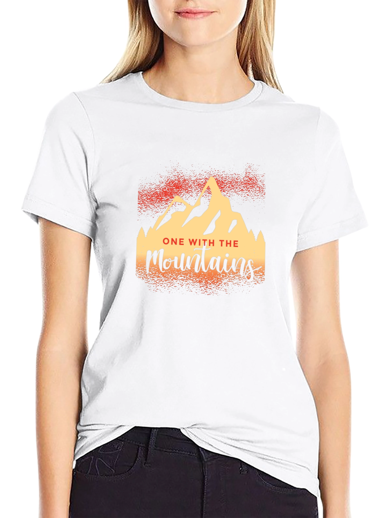 One With The Mountains Graphic T-Shirt