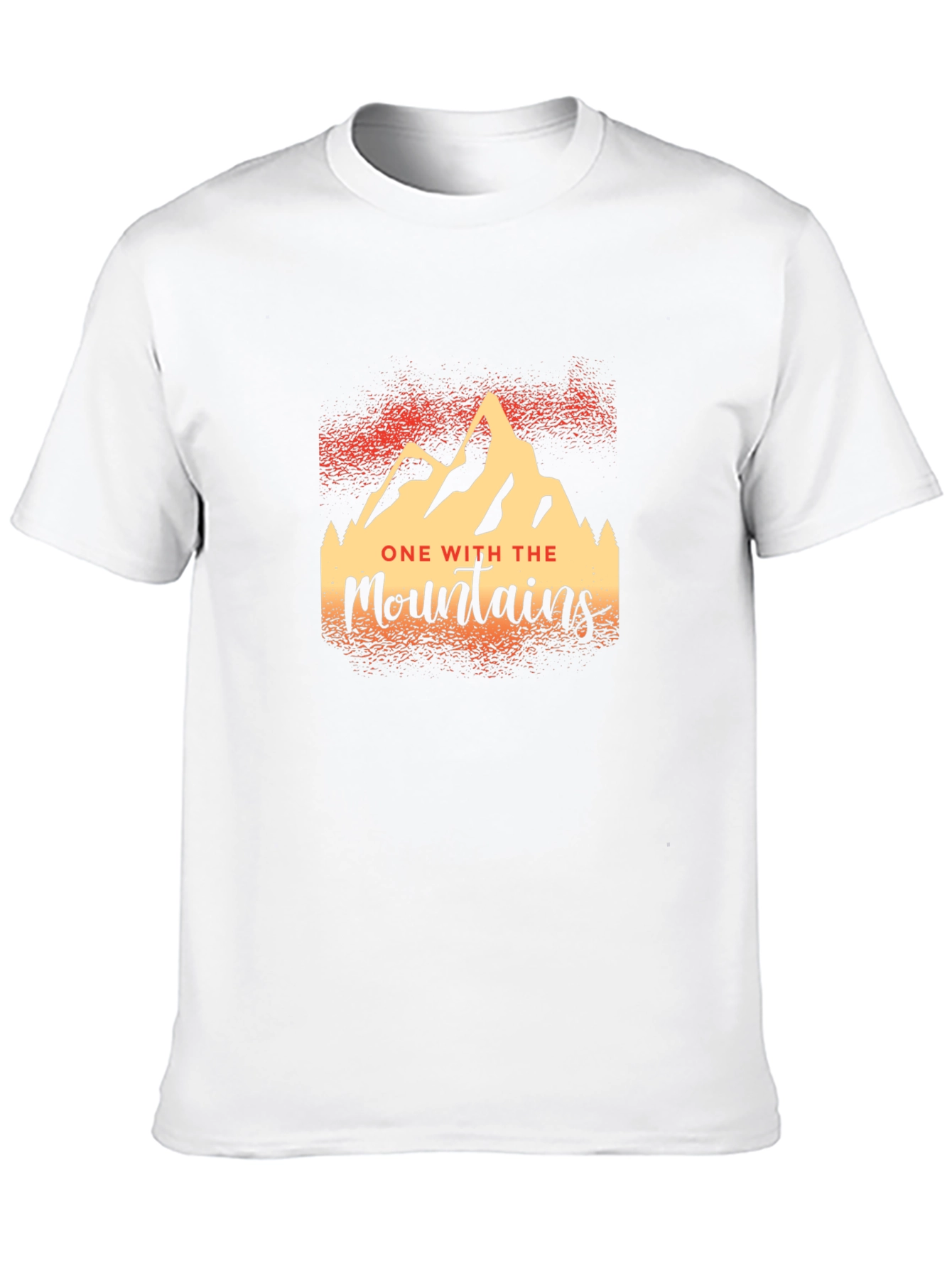 One With The Mountains Graphic T-Shirt