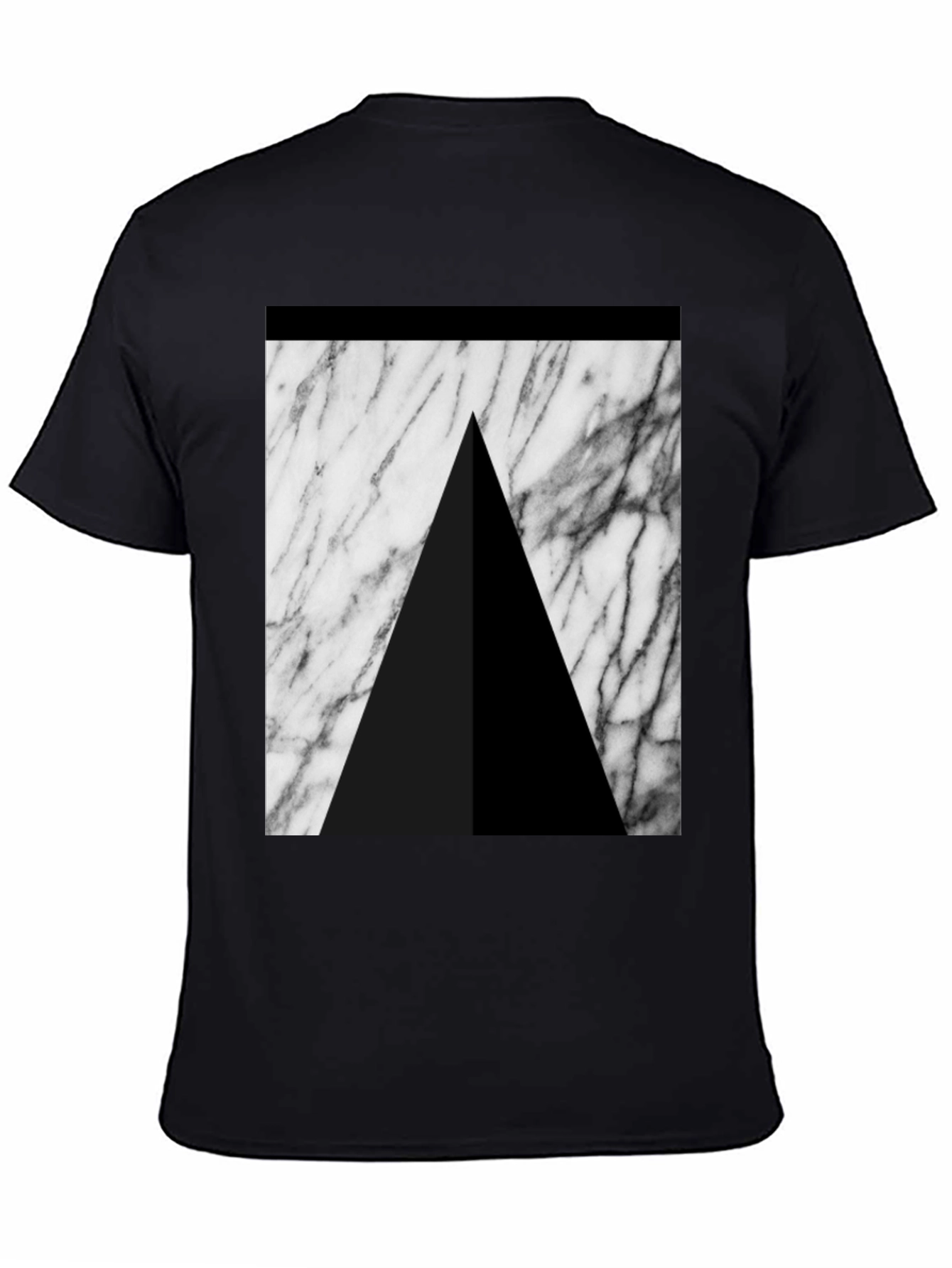 Modern Marble Triangle T-Shirt