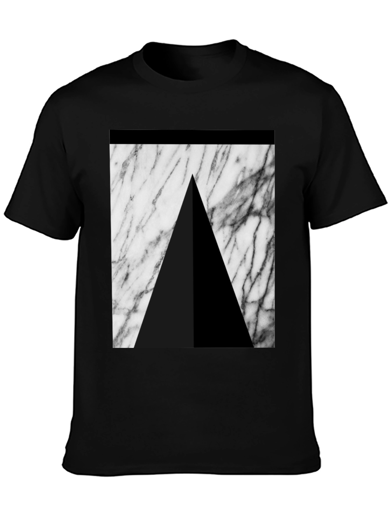 Modern Marble Triangle T-Shirt
