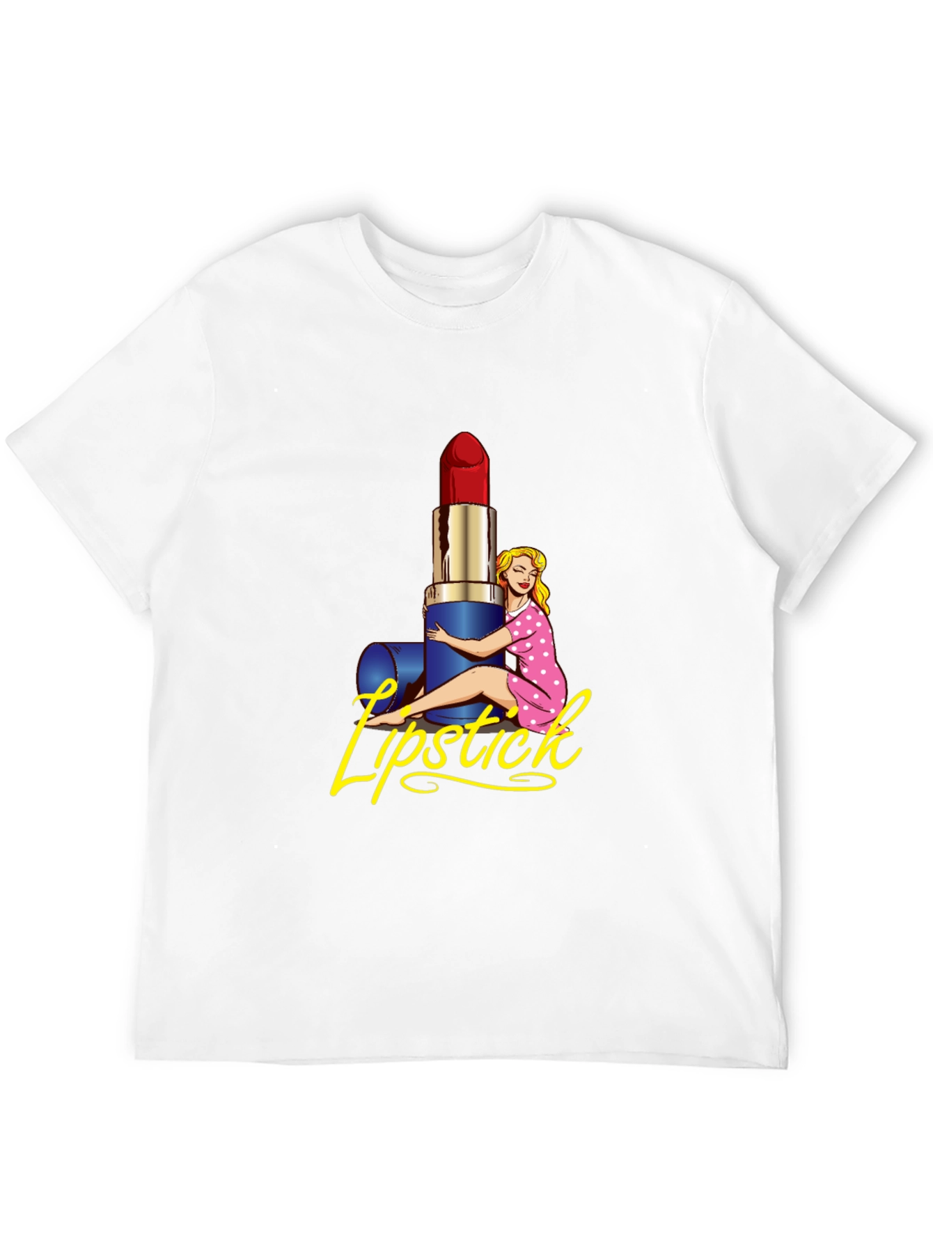 Lipstick Graphic Print T-Shirt