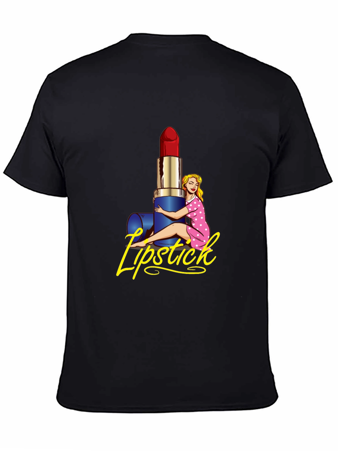 Lipstick Graphic Print T-Shirt