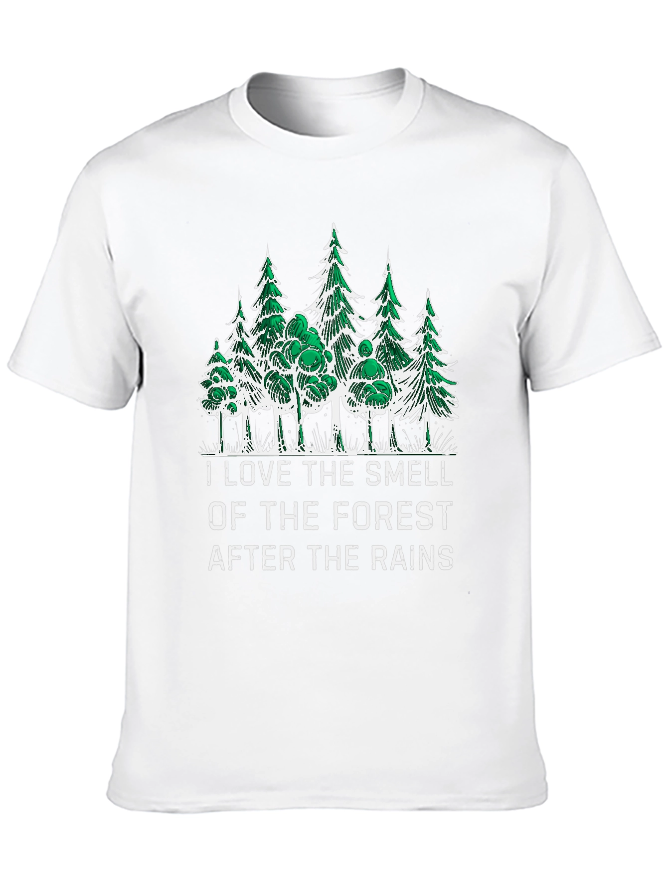 Forest Smell Graphic Tee - Nature Lovers Shirt