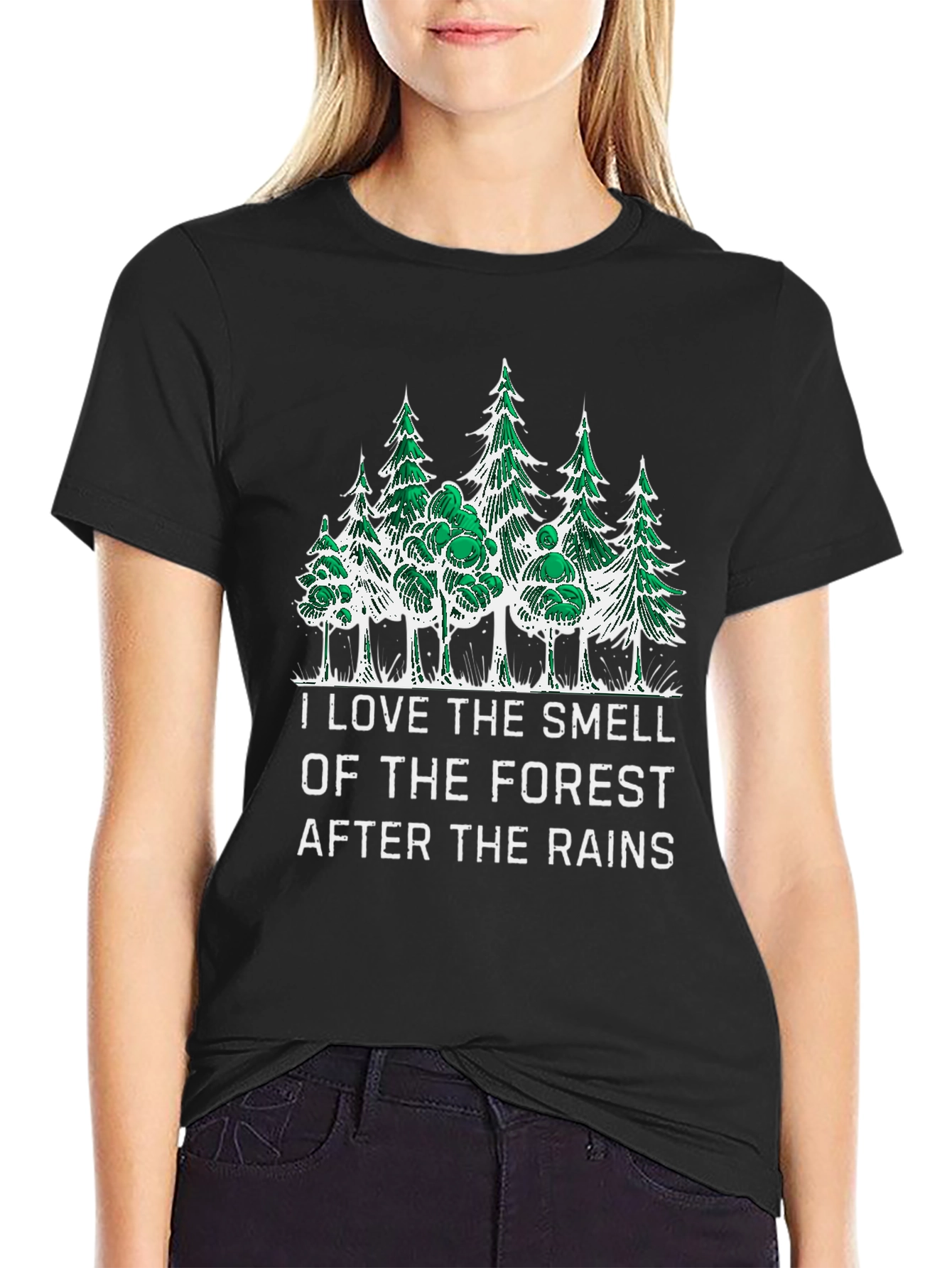 Forest Smell Graphic Tee - Nature Lovers Shirt