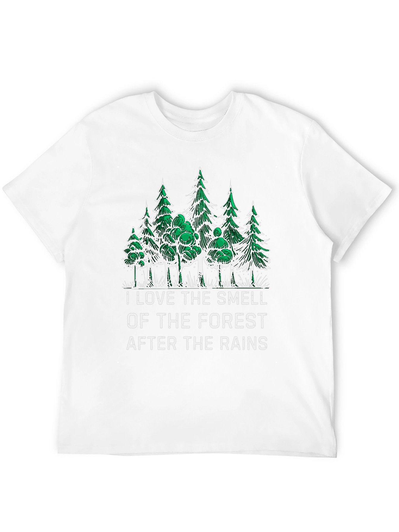 Forest Smell Graphic Tee - Nature Lovers Shirt