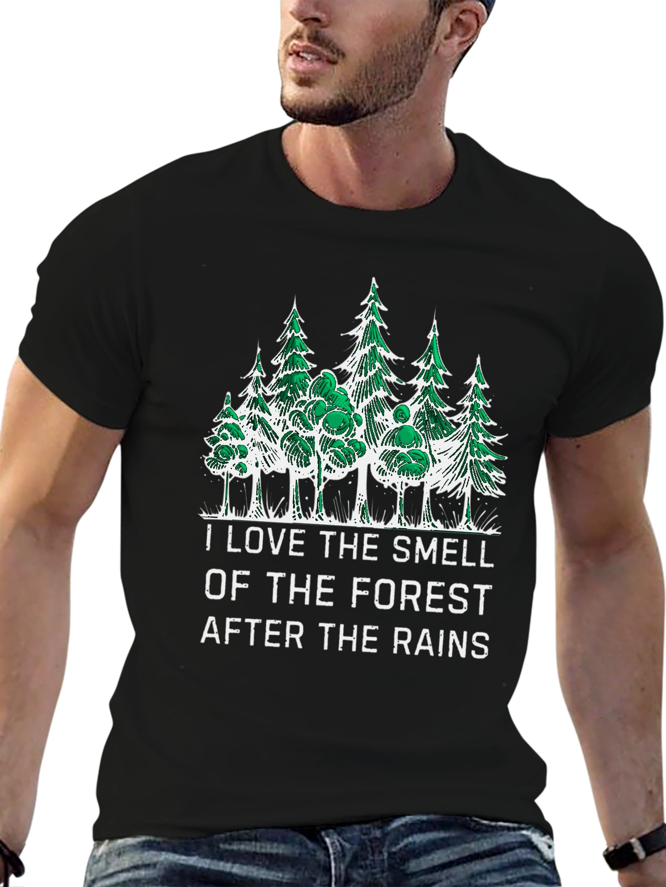 Forest Smell Graphic Tee - Nature Lovers Shirt
