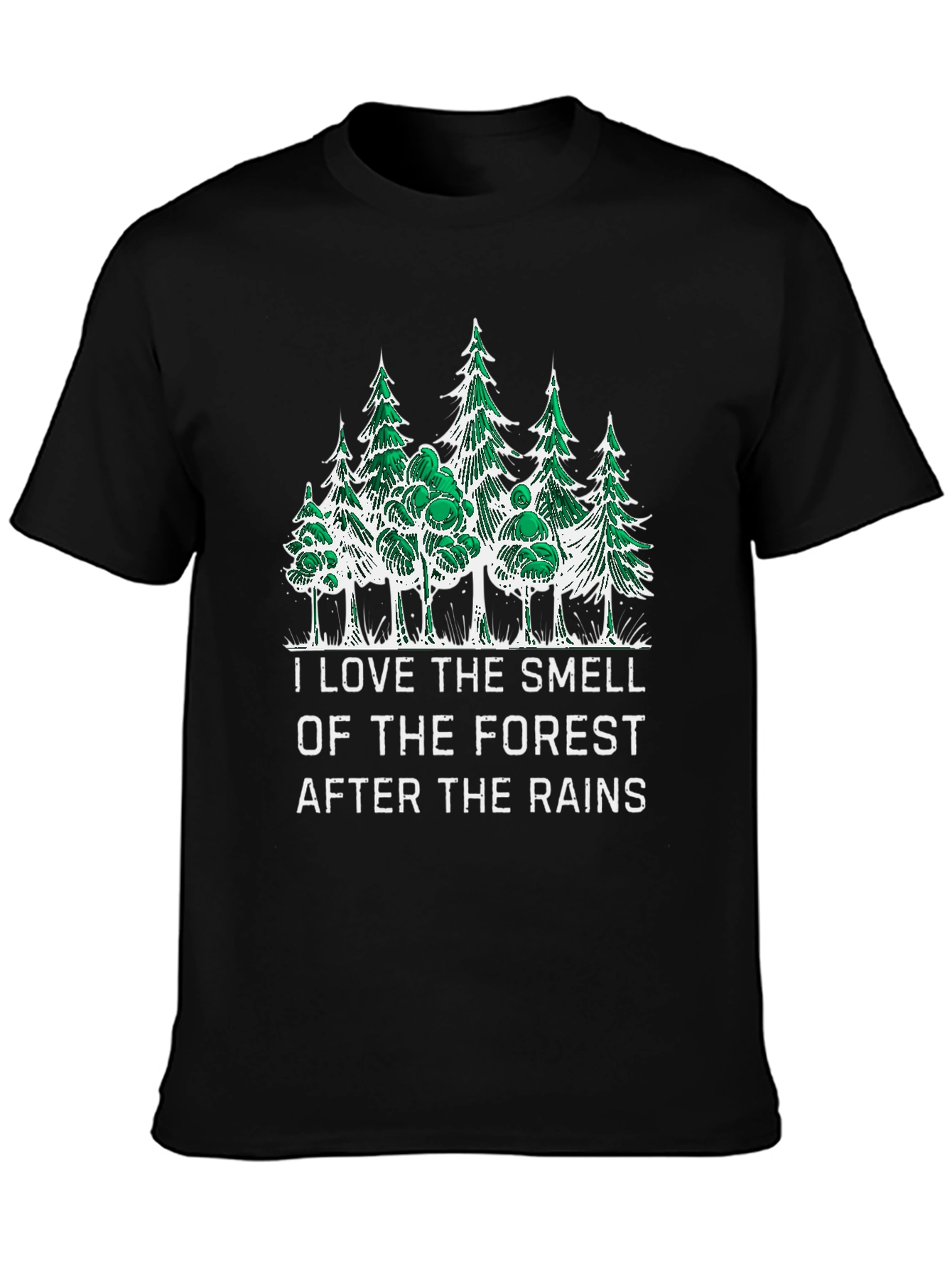 Forest Smell Graphic Tee - Nature Lovers Shirt