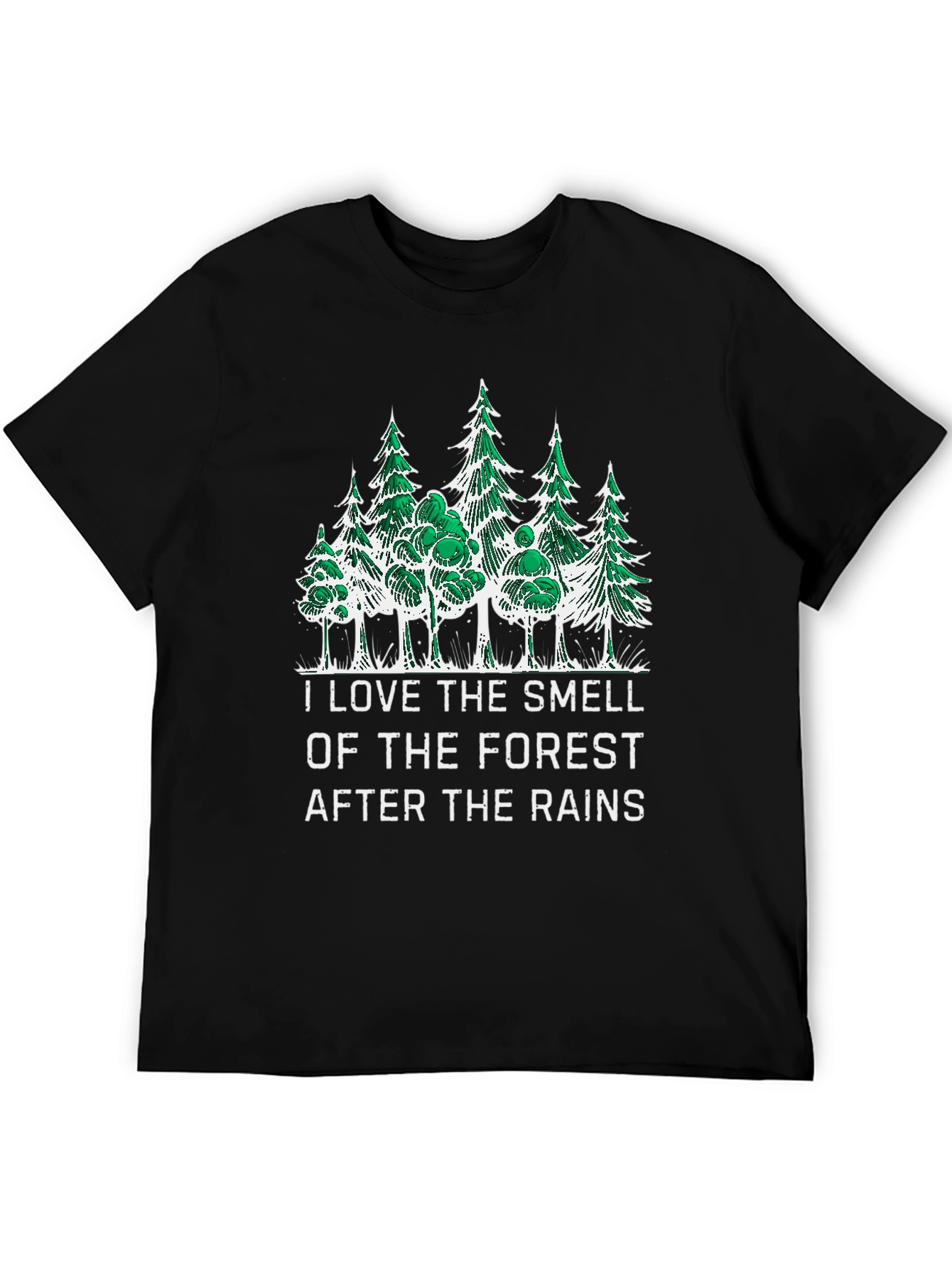 Forest Smell Graphic Tee - Nature Lovers Shirt
