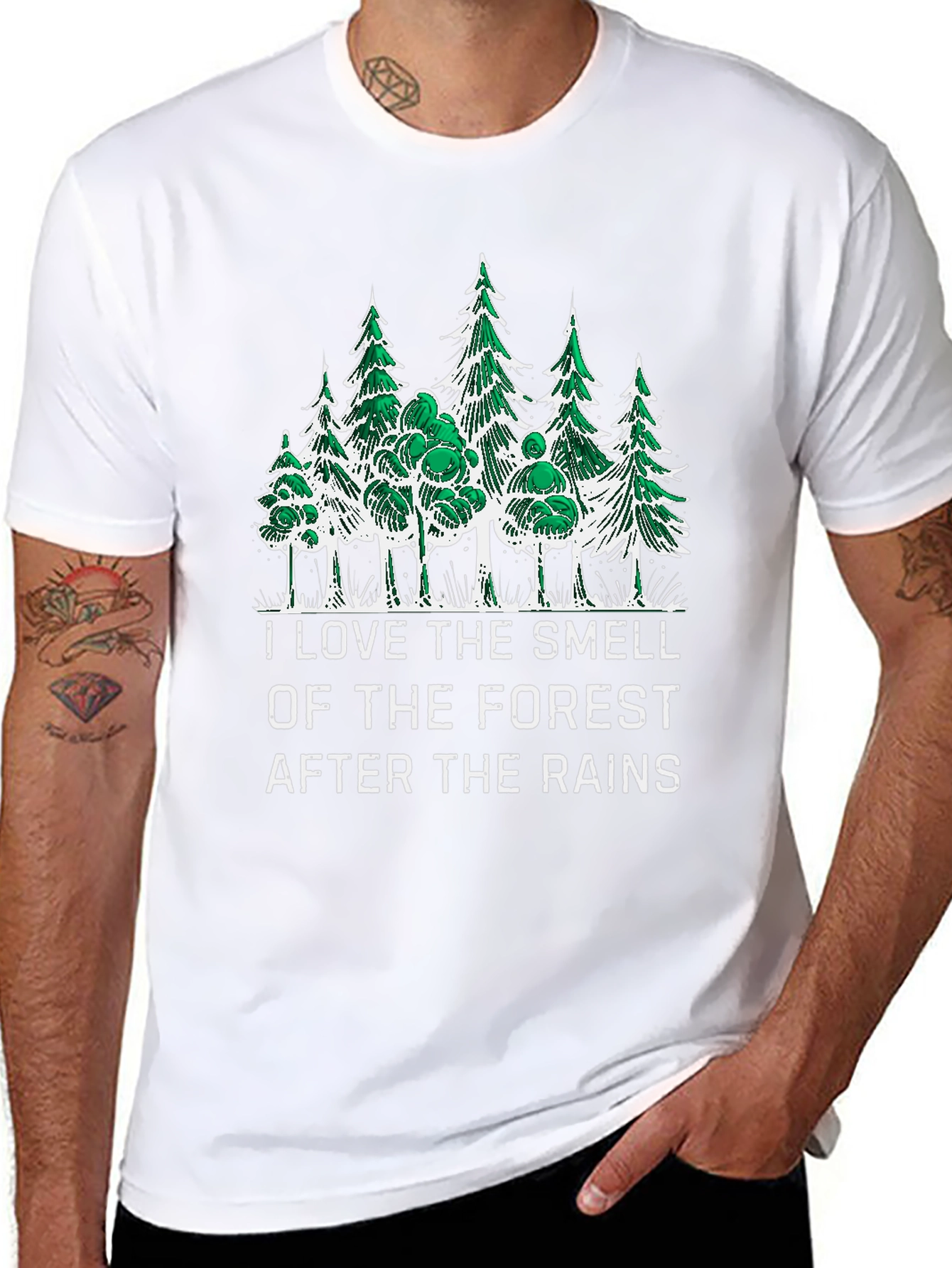 Forest Smell Graphic Tee - Nature Lovers Shirt