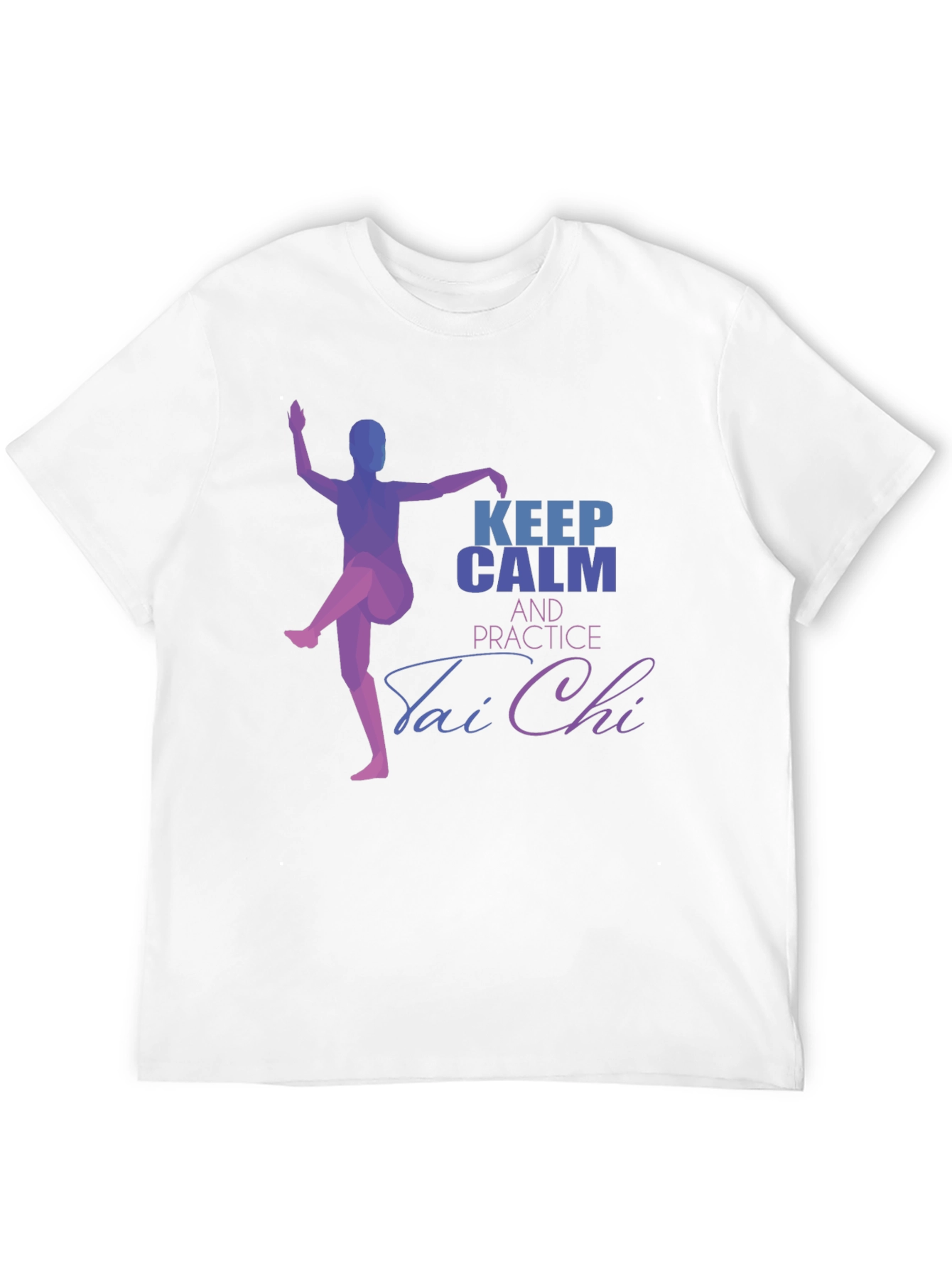Keep Calm Tai Chi Black T-Shirt