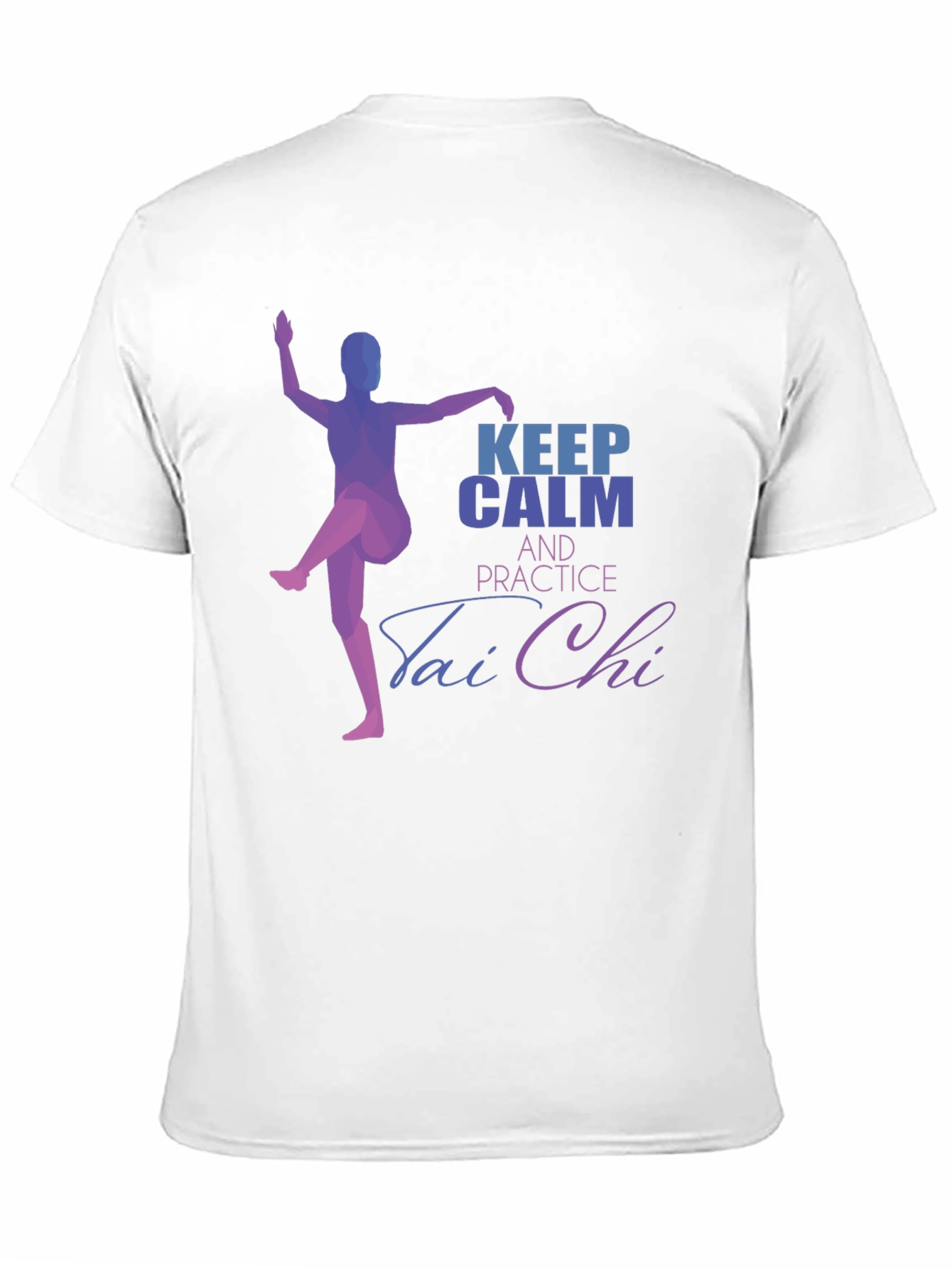 Keep Calm Tai Chi Black T-Shirt