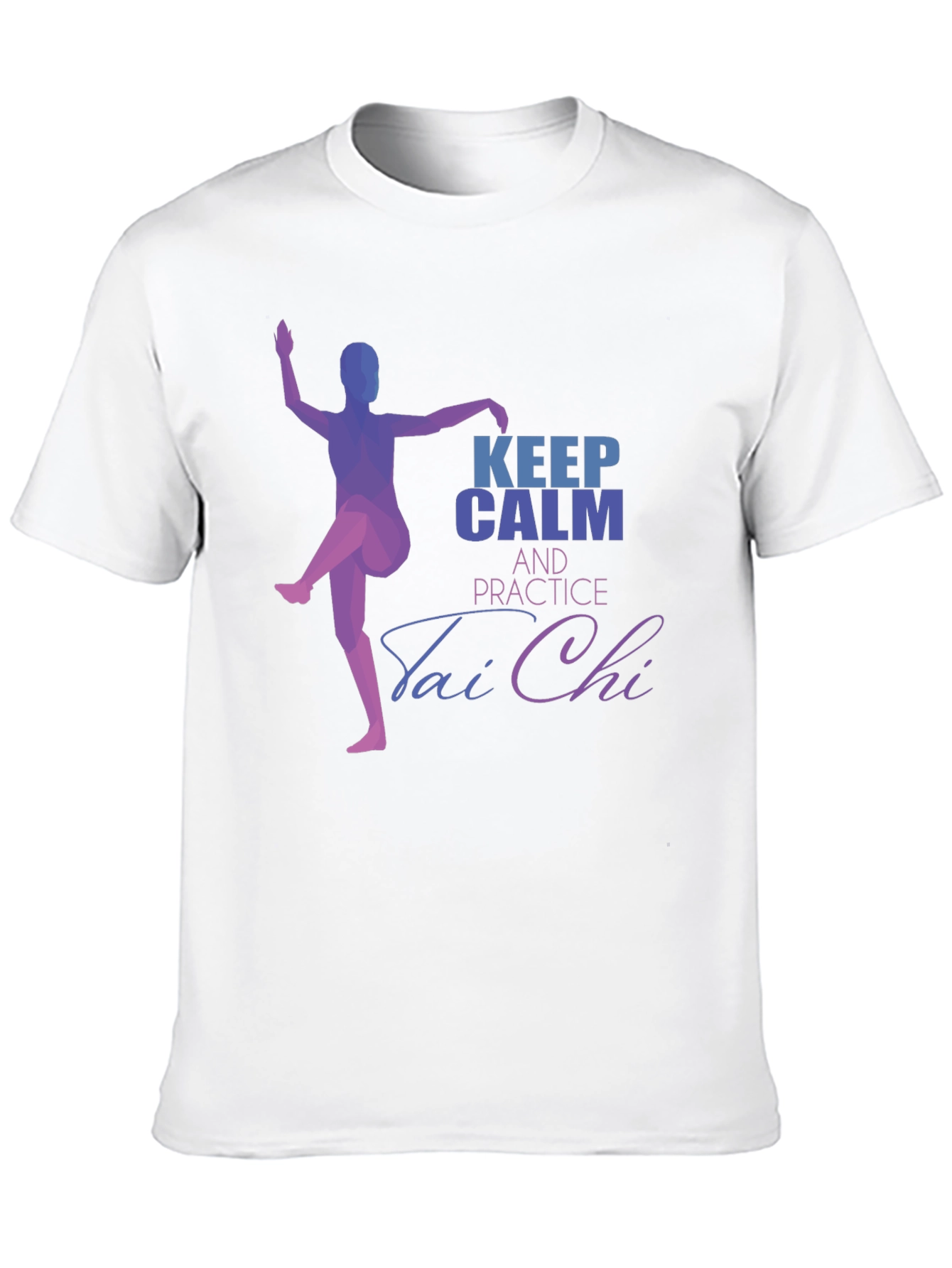 Keep Calm Tai Chi Black T-Shirt