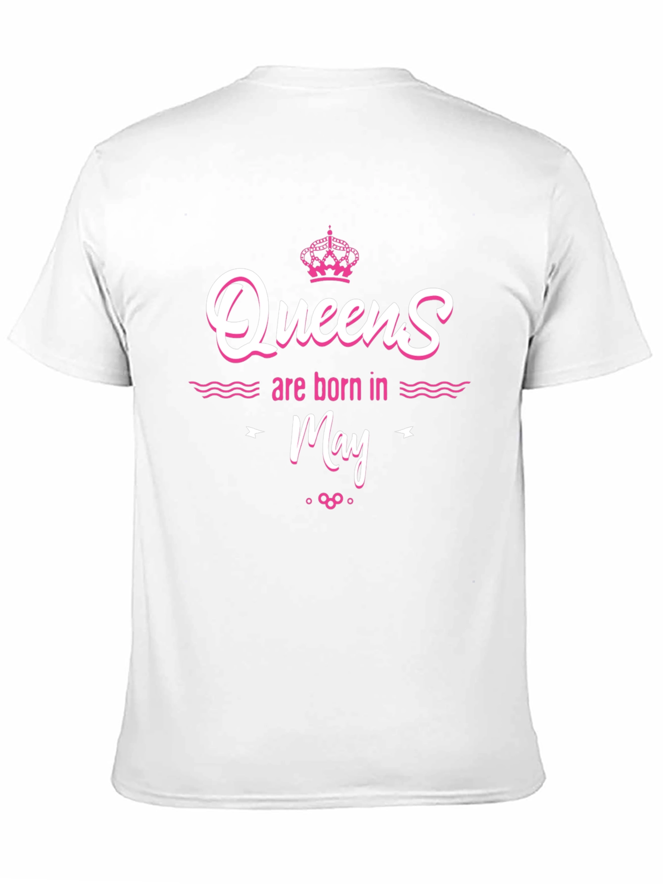 Queens Are Born In May Black T-Shirt