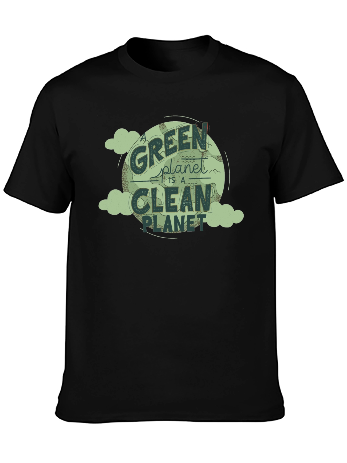 Green Planet Clean Planet Graphic Tee