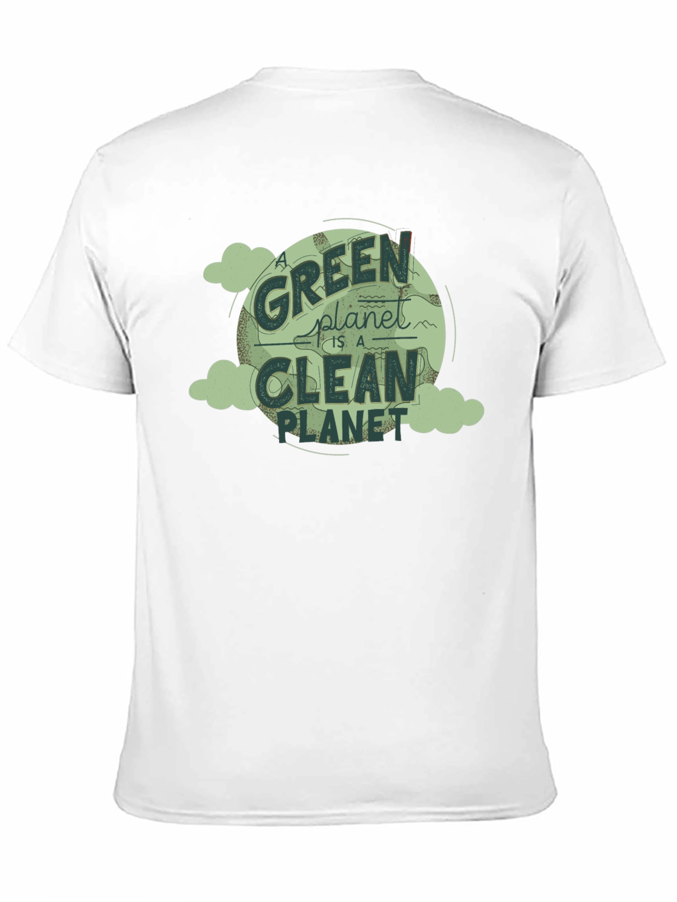 Green Planet Clean Planet Graphic Tee