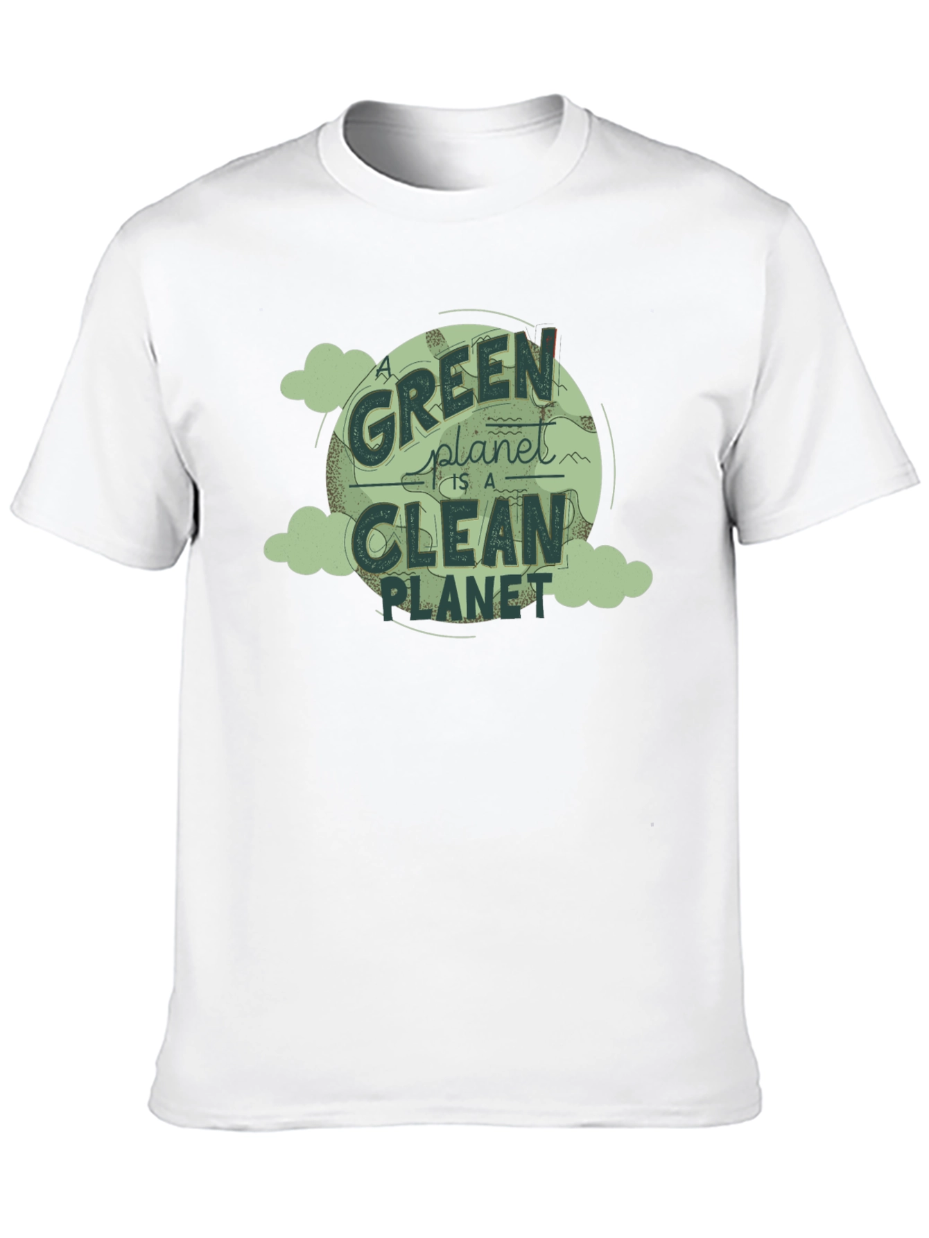 Green Planet Clean Planet Graphic Tee