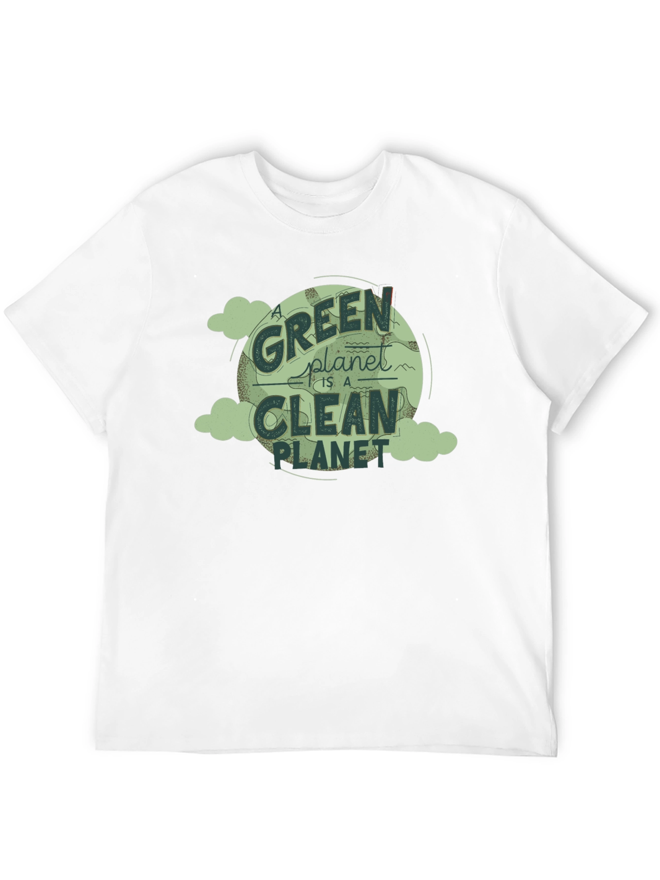 Green Planet Clean Planet Graphic Tee