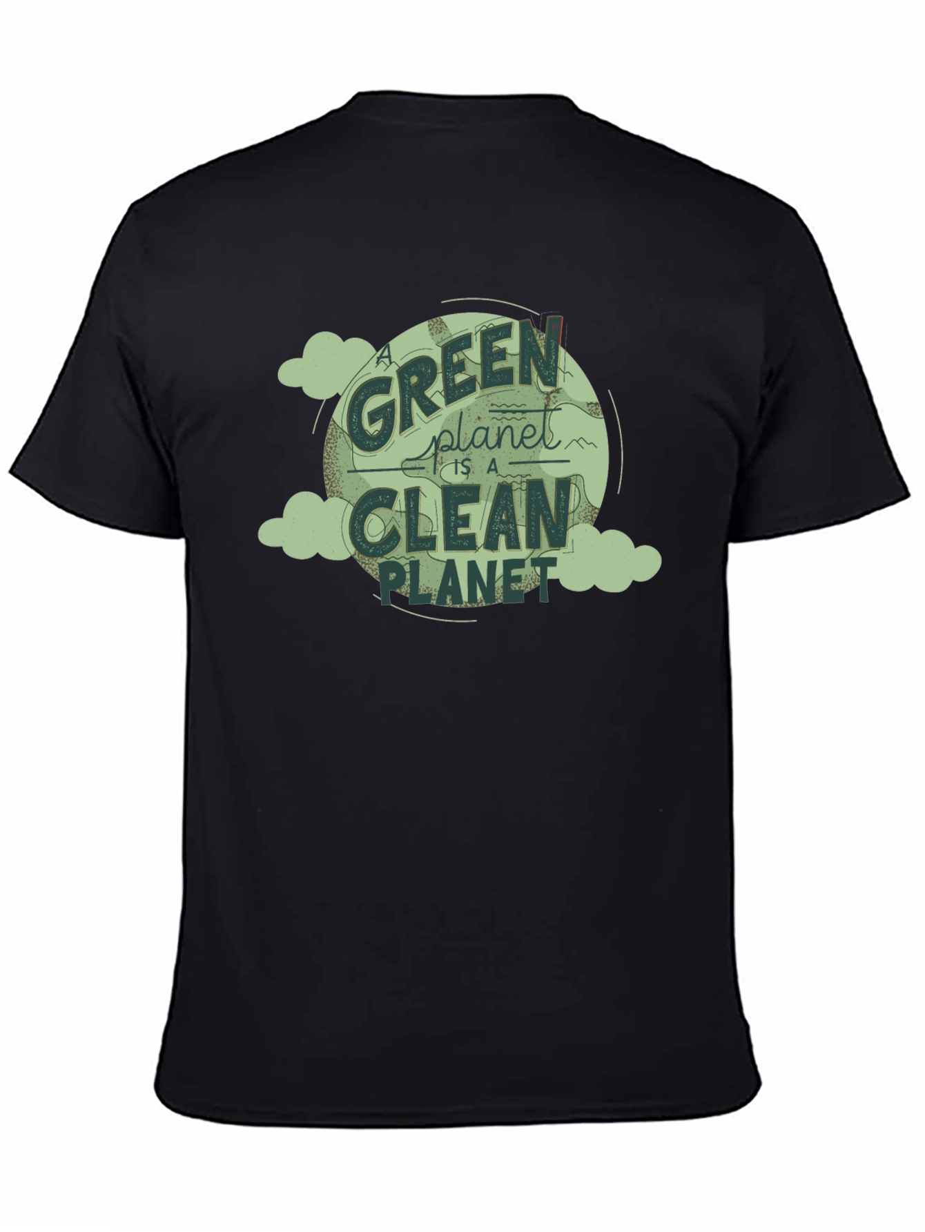 Green Planet Clean Planet Graphic Tee