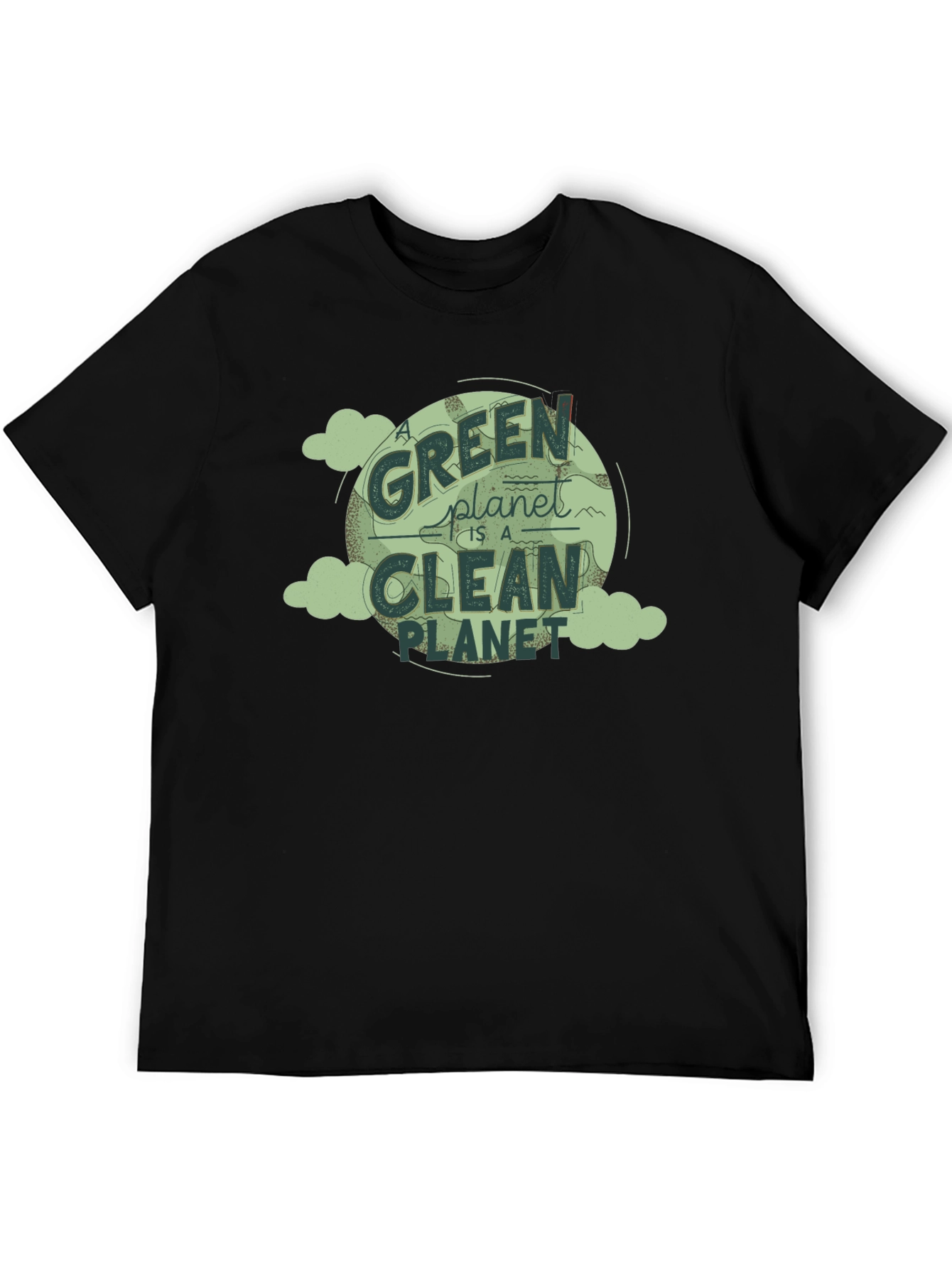 Green Planet Clean Planet Graphic Tee