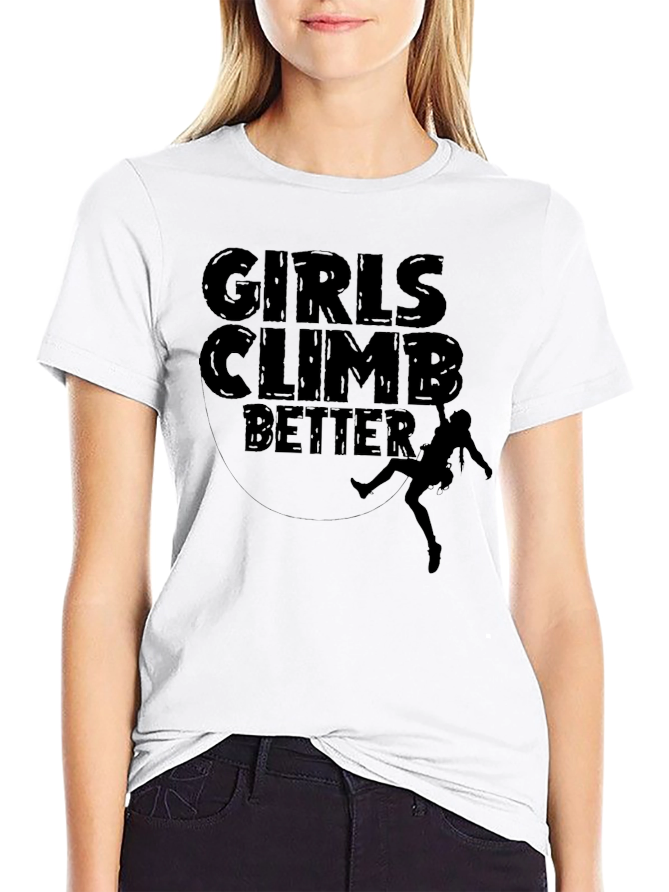 Girls Climb Better Graphic T-Shirt