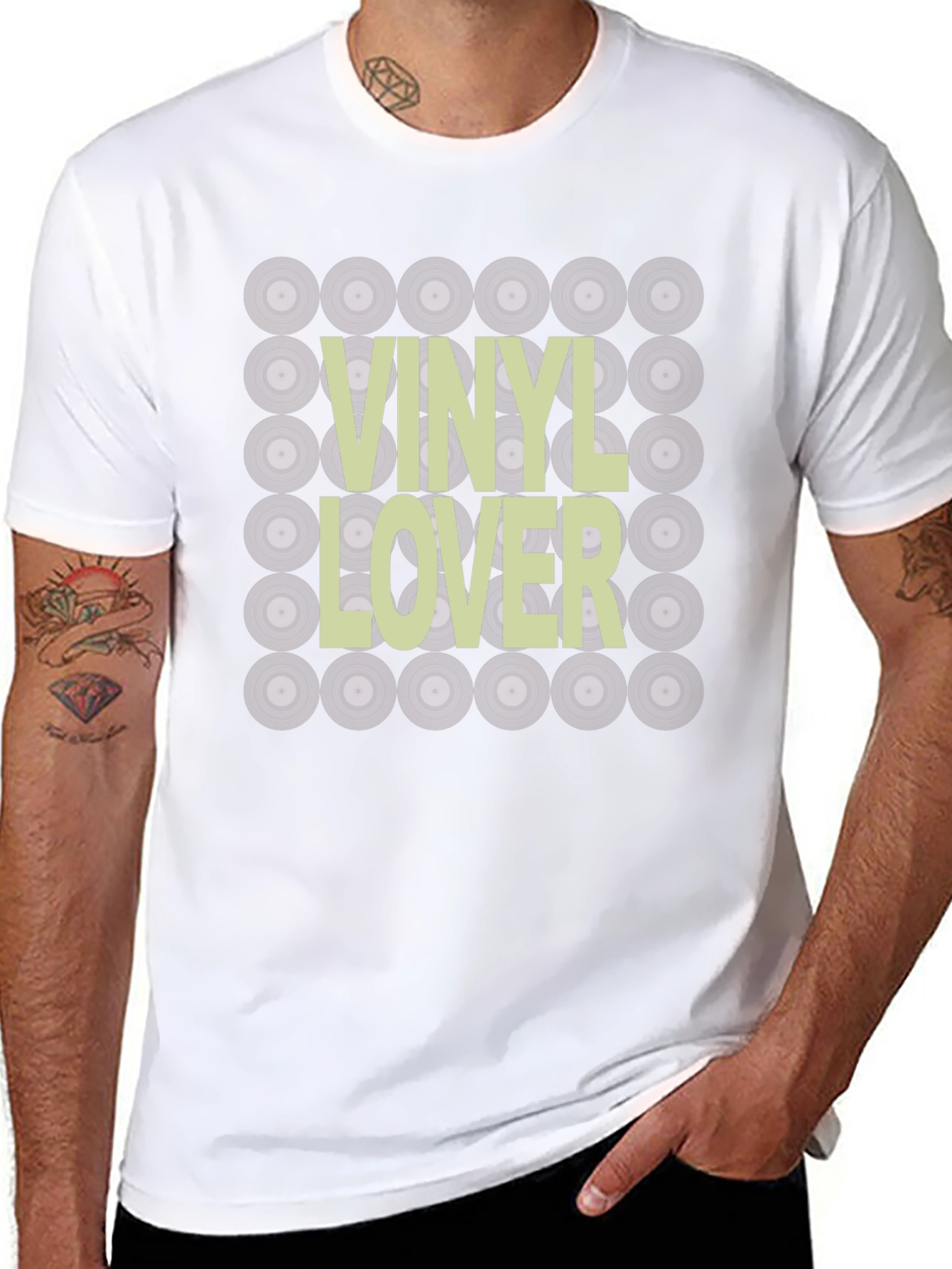 Vinyl Lover Graphic T-Shirt - Music Enthusiast Apparel