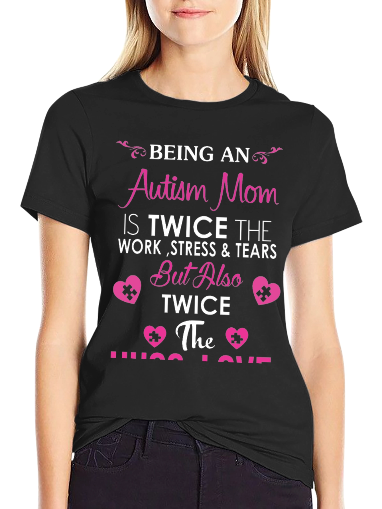 Autism Mom T-Shirt - Twice the Love