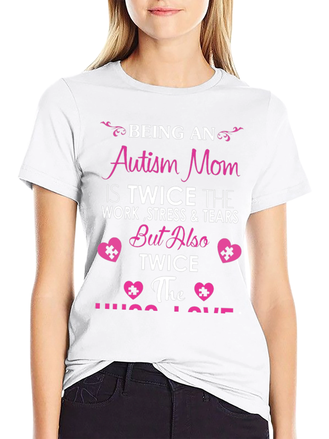 Autism Mom T-Shirt - Twice the Love