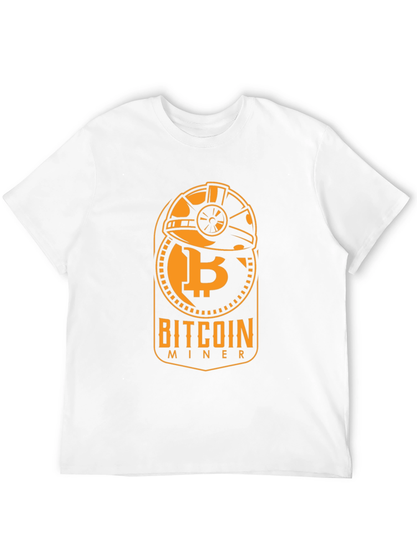 Bitcoin Miner Black Graphic Tee
