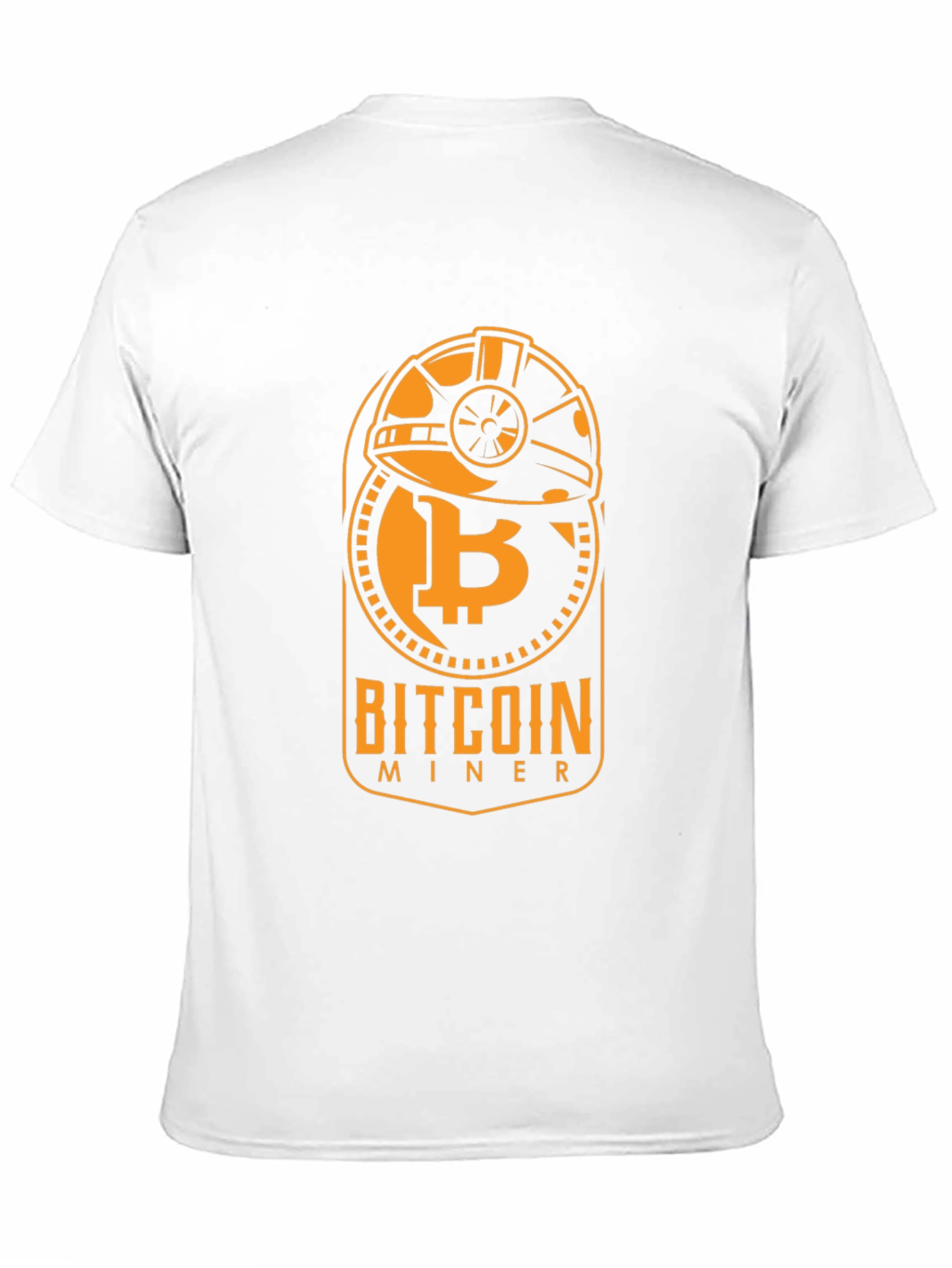 Bitcoin Miner Black Graphic Tee